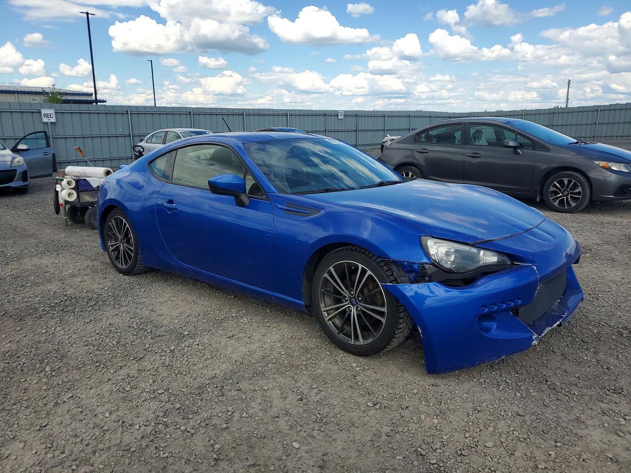2013 Subaru Brz 2.0 Limited Blue vin: JF1ZCAC11D1608186