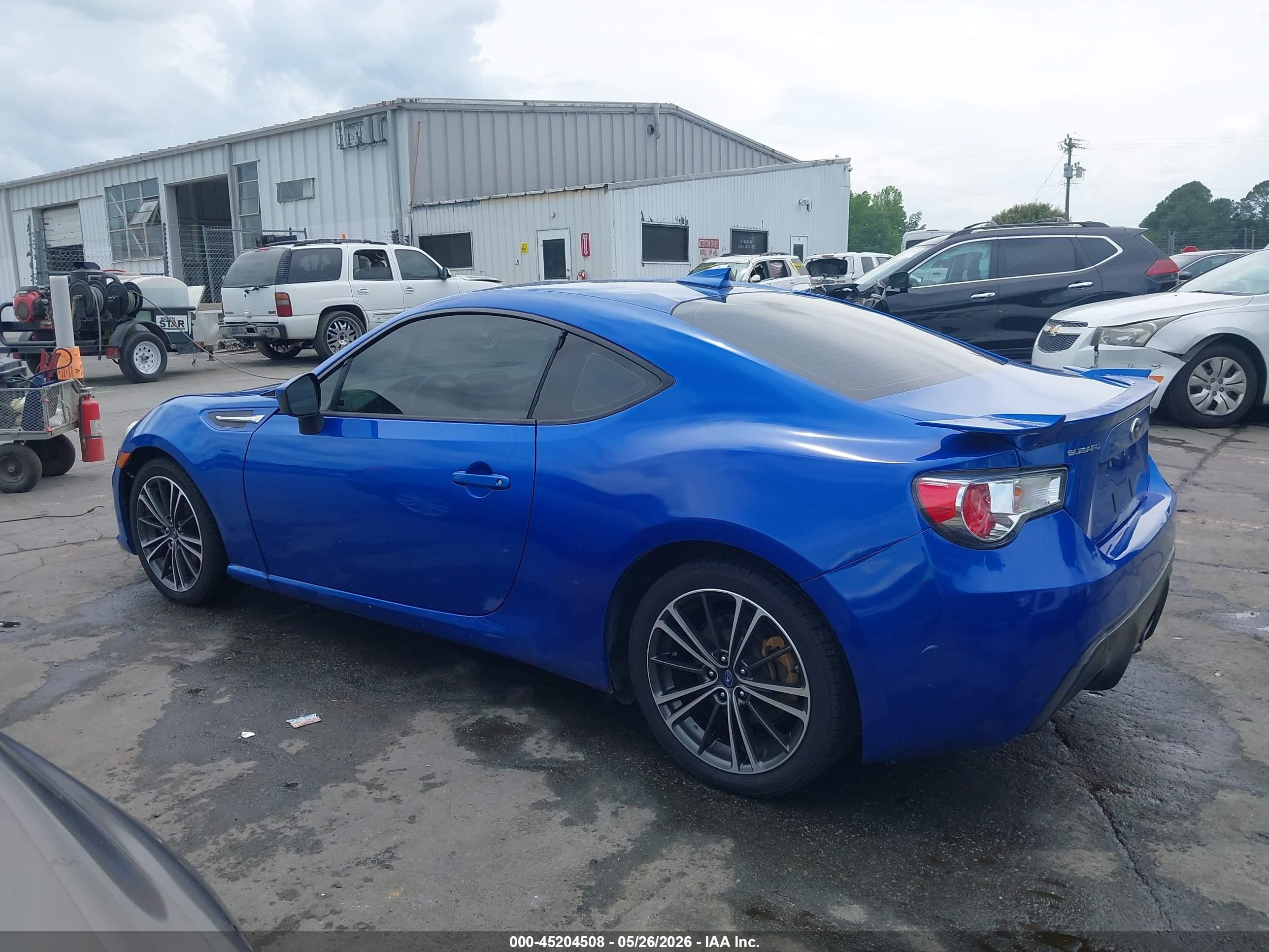 2014 Subaru Brz Limited Синий vin: JF1ZCAC11E8600078