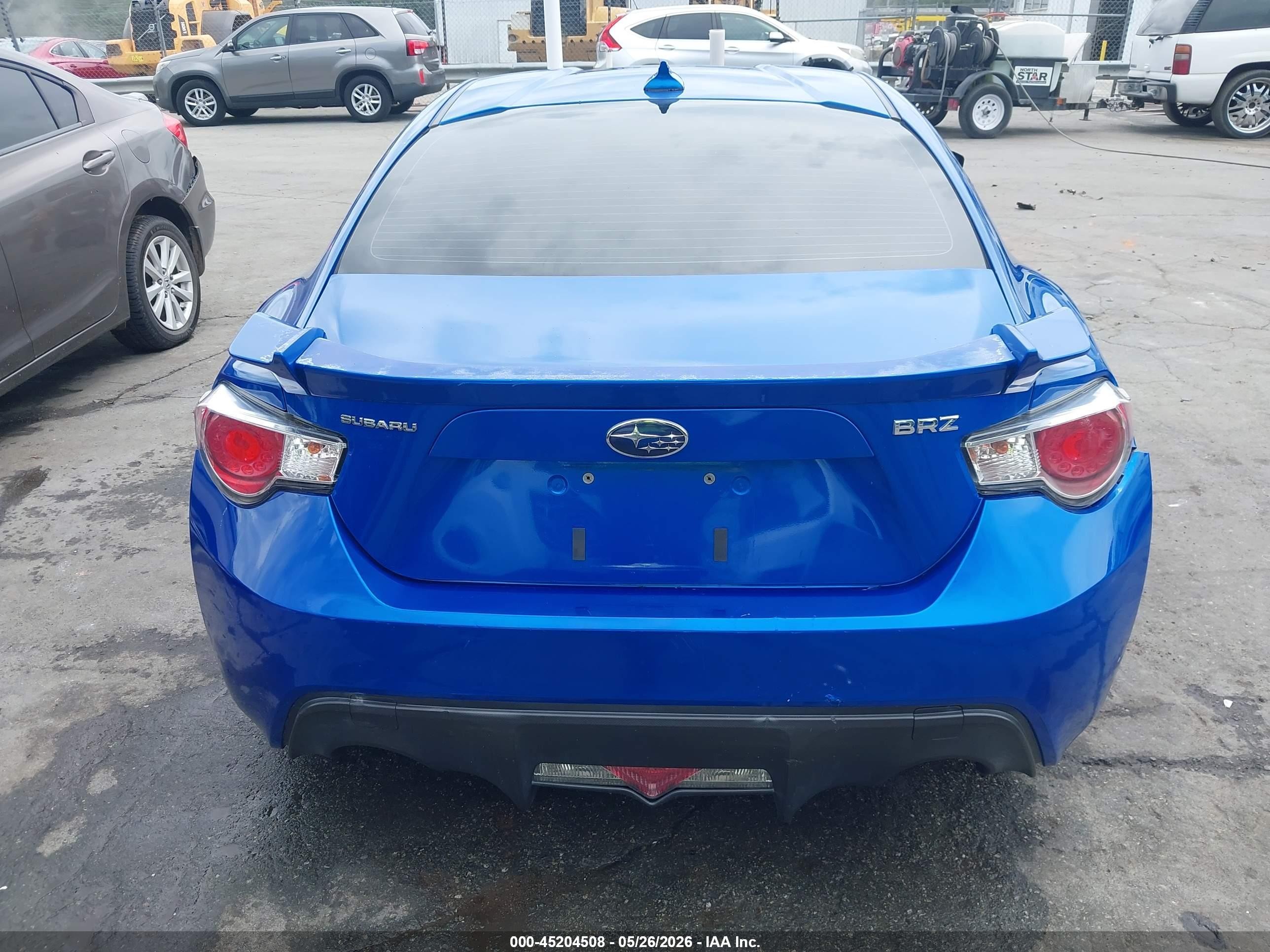 2014 Subaru Brz Limited Синий vin: JF1ZCAC11E8600078