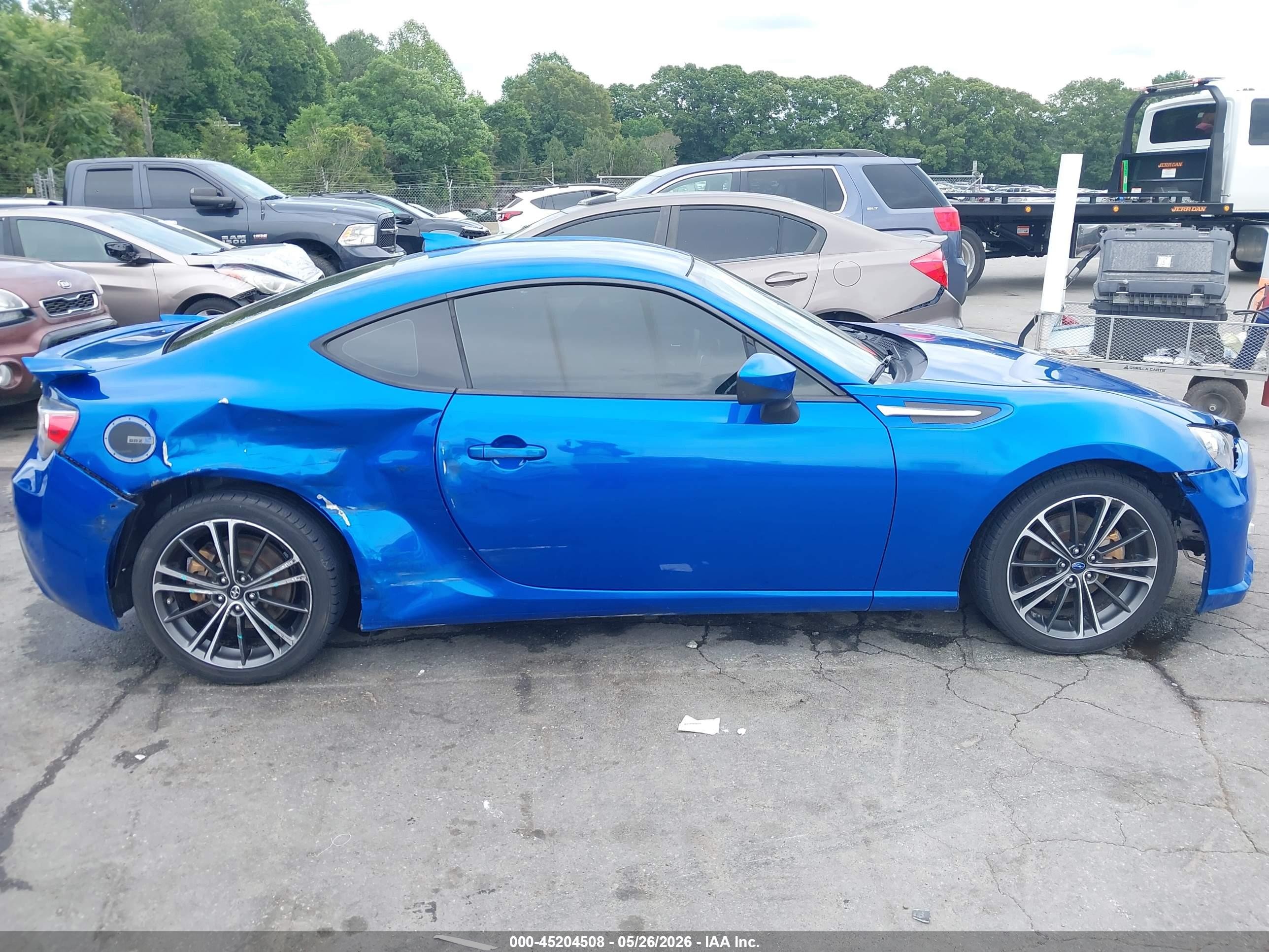2014 Subaru Brz Limited Синий vin: JF1ZCAC11E8600078