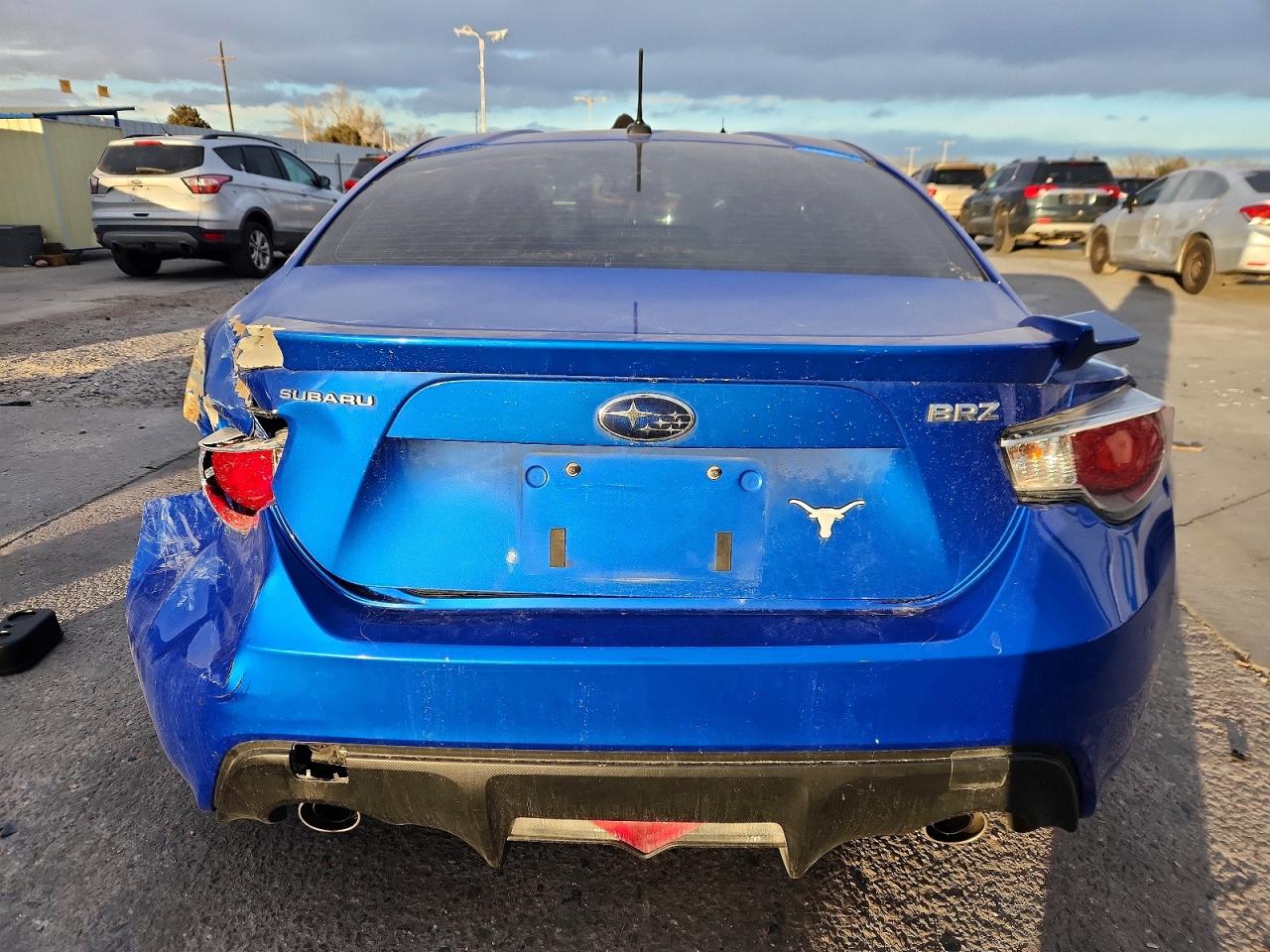 2014 Subaru Brz 2.0 Limited Blue vin: JF1ZCAC11E9600902