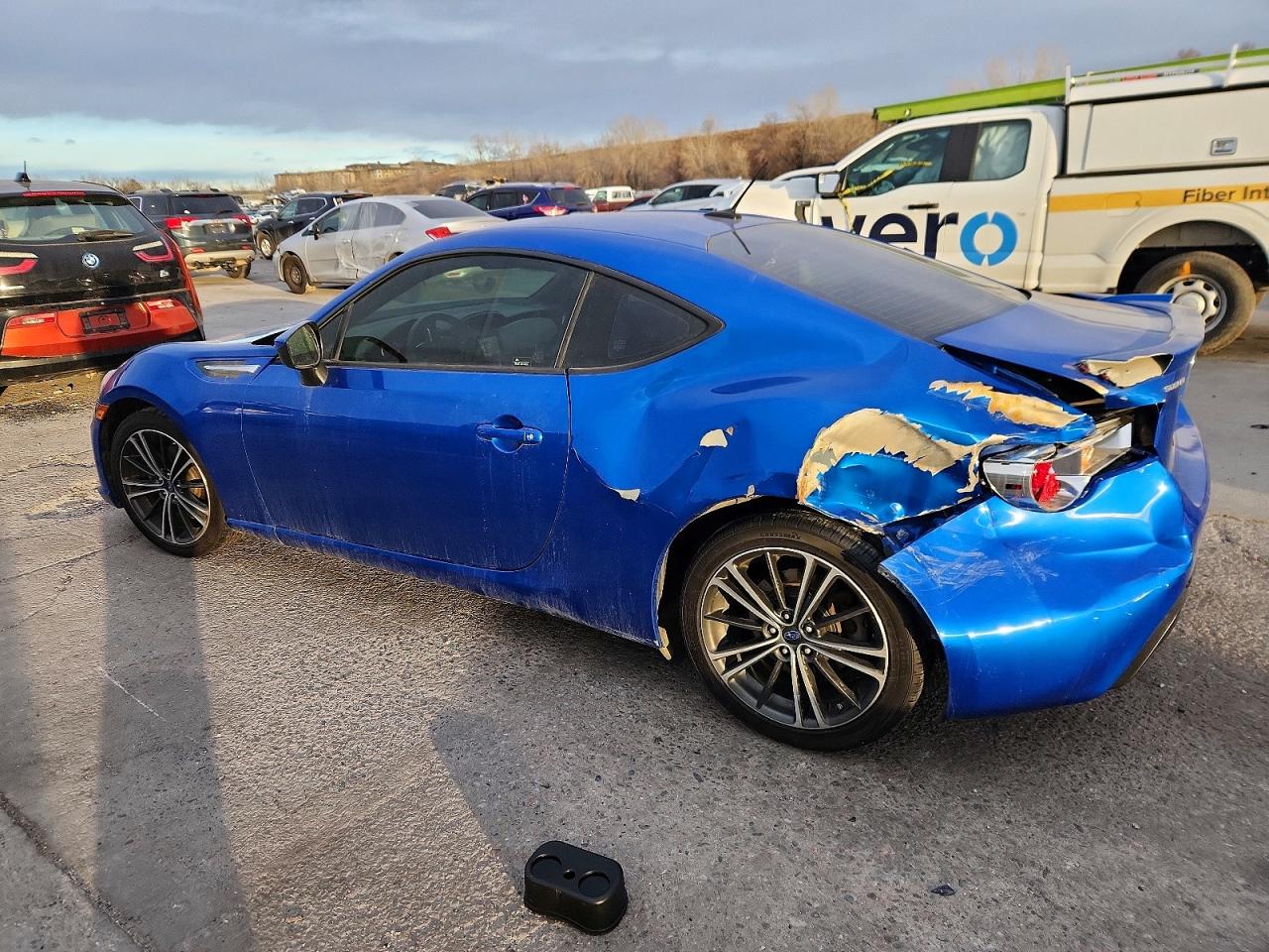 2014 Subaru Brz 2.0 Limited Blue vin: JF1ZCAC11E9600902