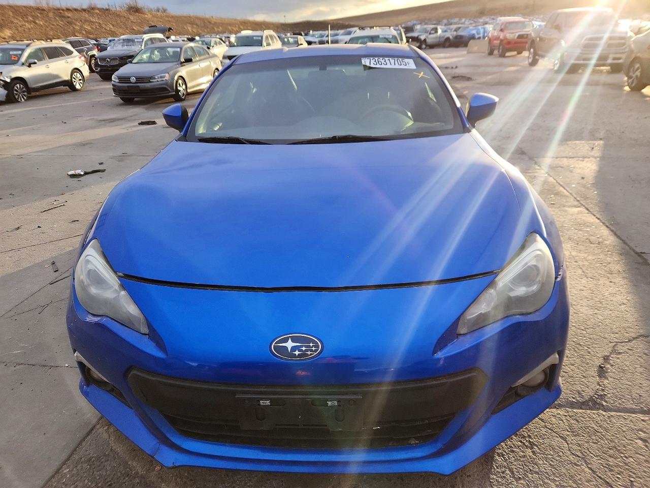 2014 Subaru Brz 2.0 Limited Blue vin: JF1ZCAC11E9600902