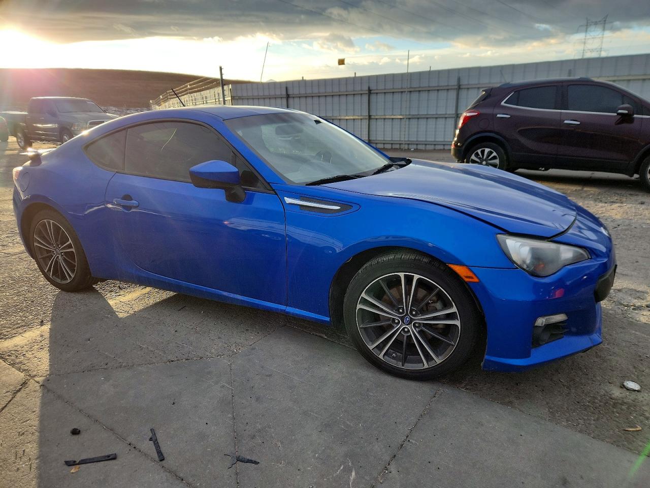 2014 Subaru Brz 2.0 Limited Blue vin: JF1ZCAC11E9600902