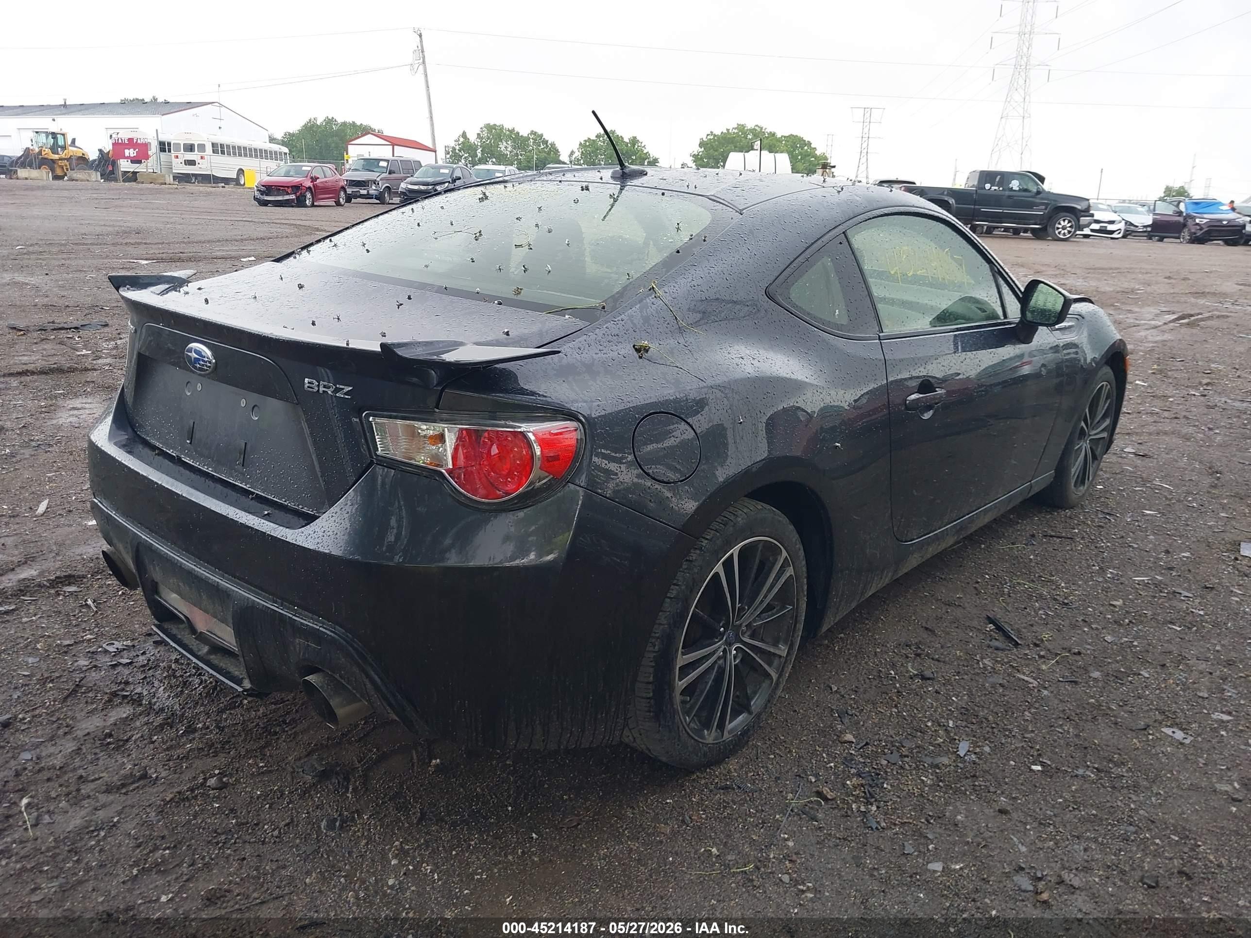 2014 Subaru Brz Limited Серый vin: JF1ZCAC11E9604934