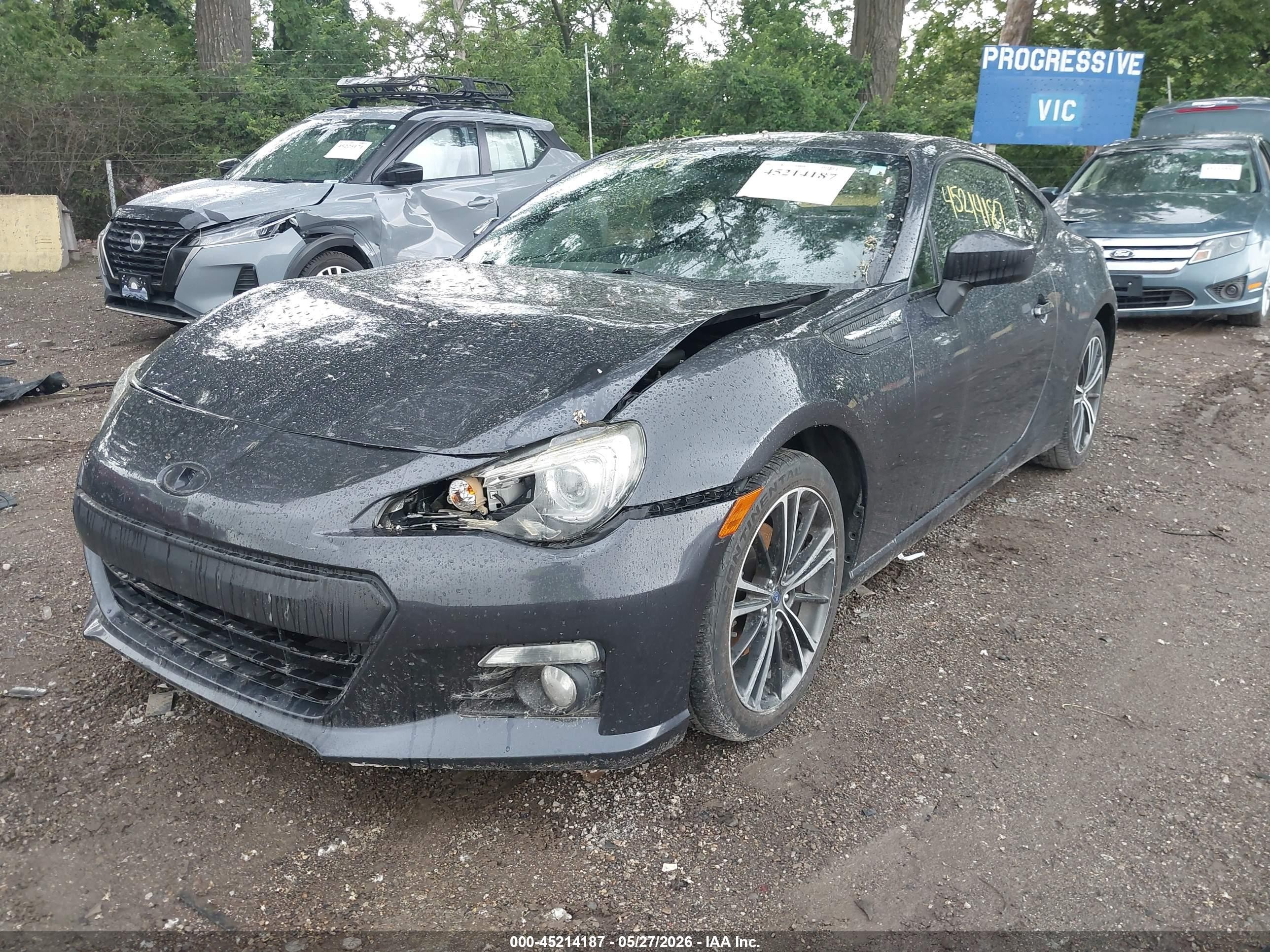 2014 Subaru Brz Limited Серый vin: JF1ZCAC11E9604934