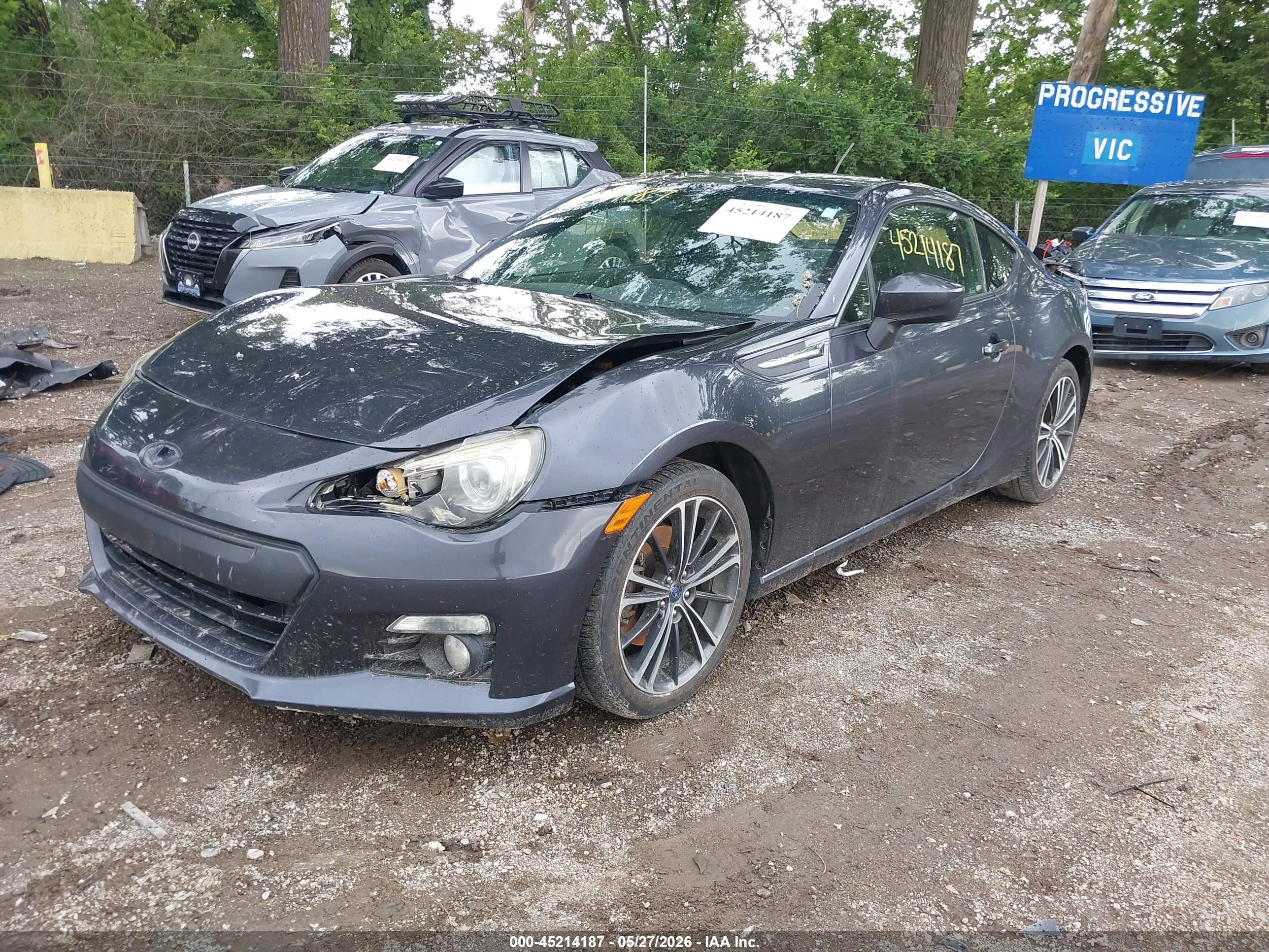 2014 Subaru Brz Limited Серый vin: JF1ZCAC11E9604934