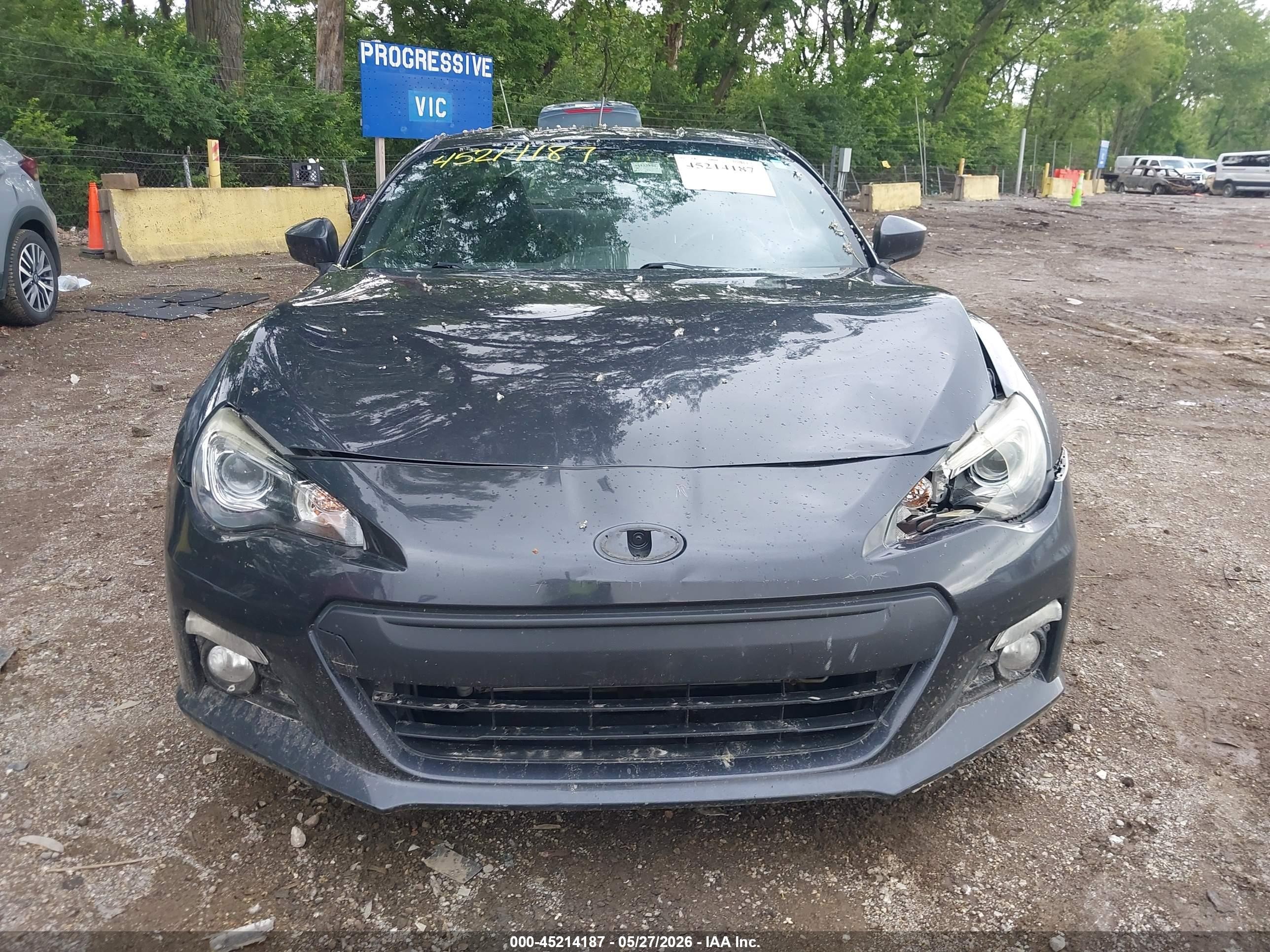 2014 Subaru Brz Limited Серый vin: JF1ZCAC11E9604934