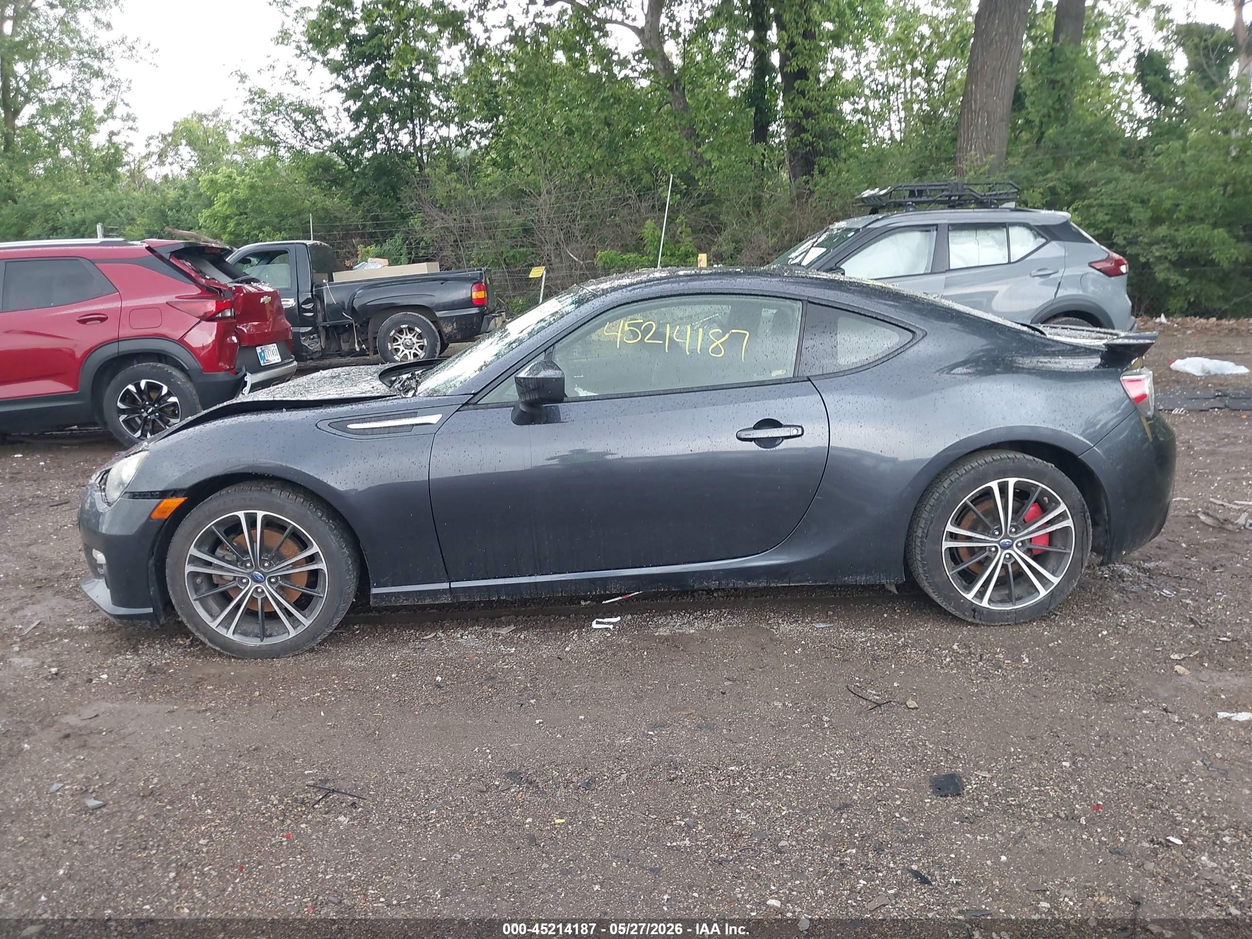 2014 Subaru Brz Limited Серый vin: JF1ZCAC11E9604934