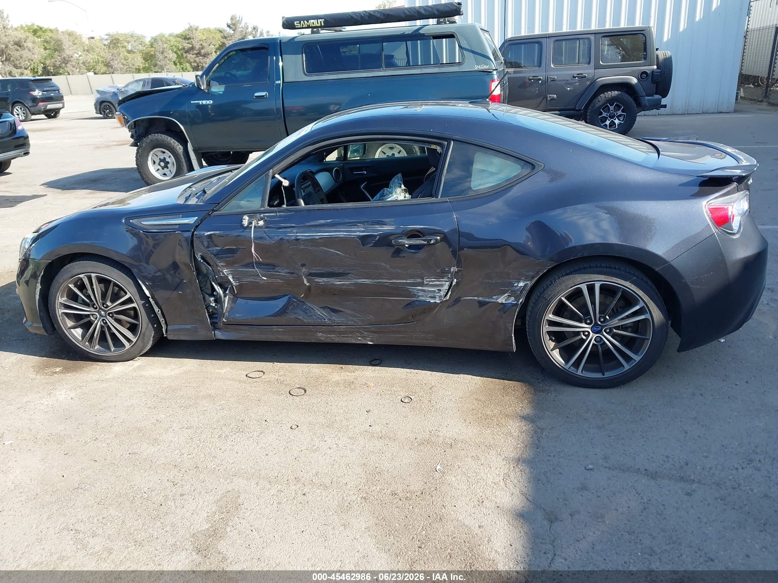 2014 Subaru Brz Limited Black vin: JF1ZCAC11E9605307