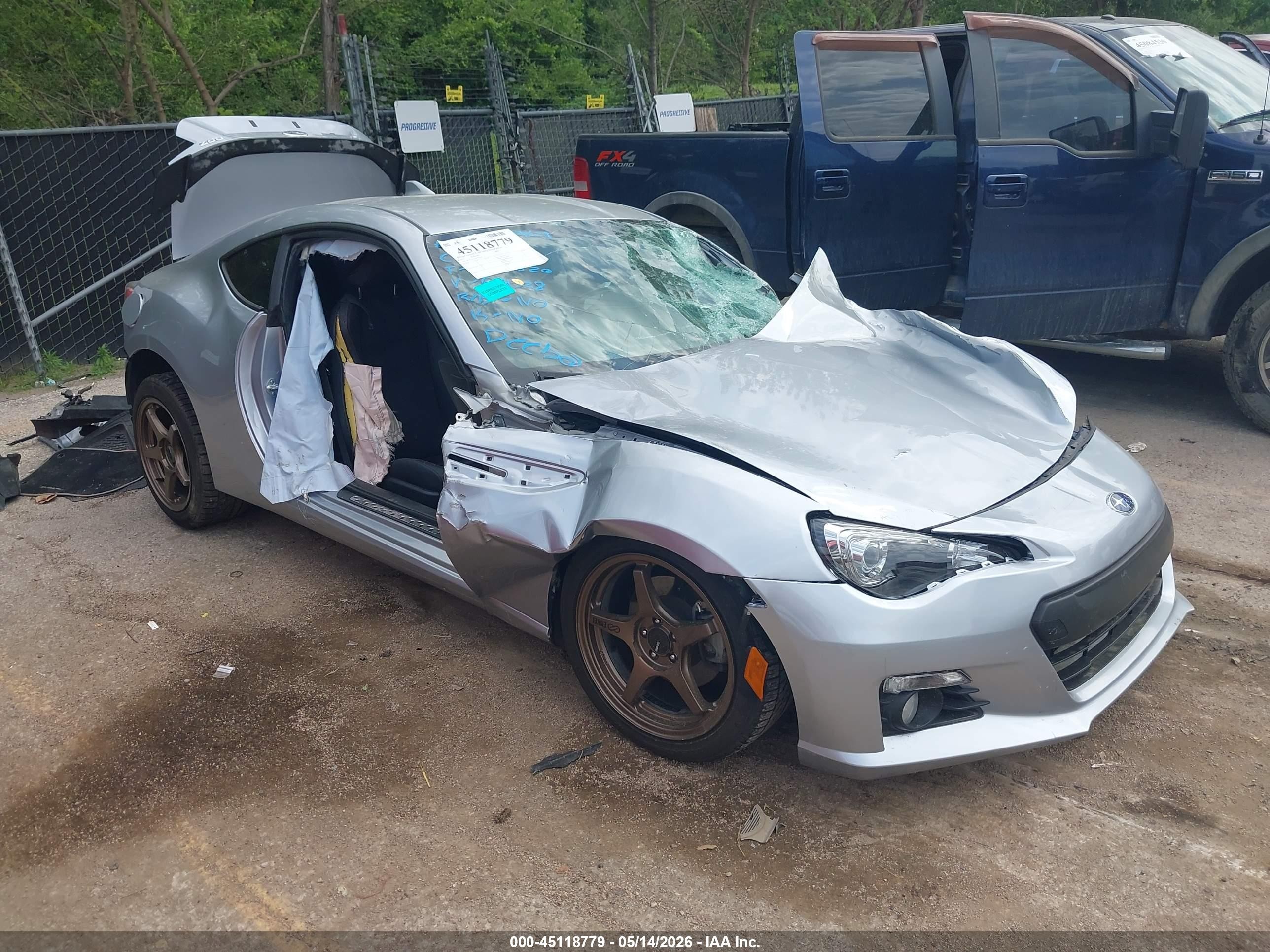 2015 Subaru Brz Limited Silver vin: JF1ZCAC11F9604238