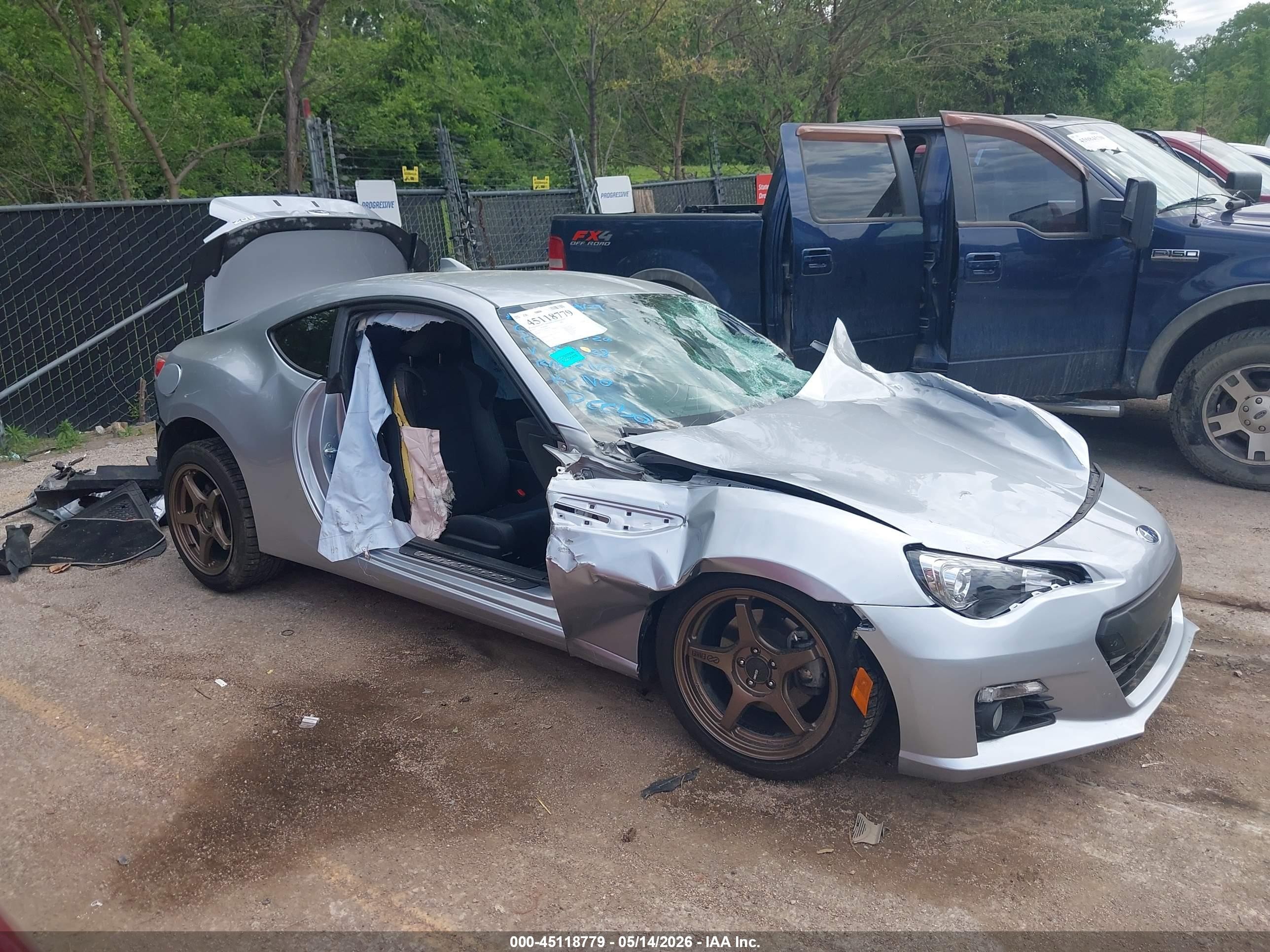 2015 Subaru Brz Limited Silver vin: JF1ZCAC11F9604238