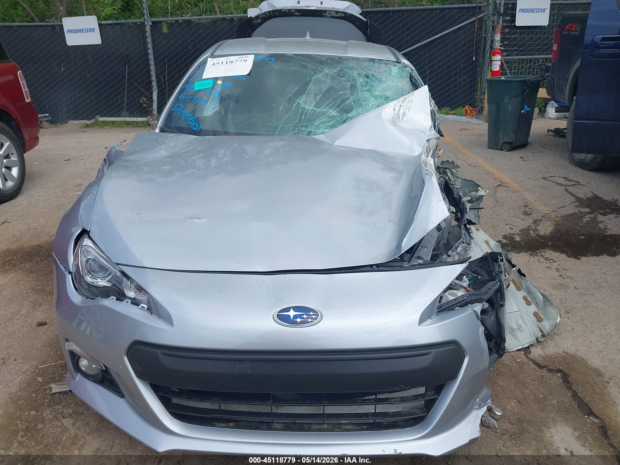 2015 Subaru Brz Limited Silver vin: JF1ZCAC11F9604238