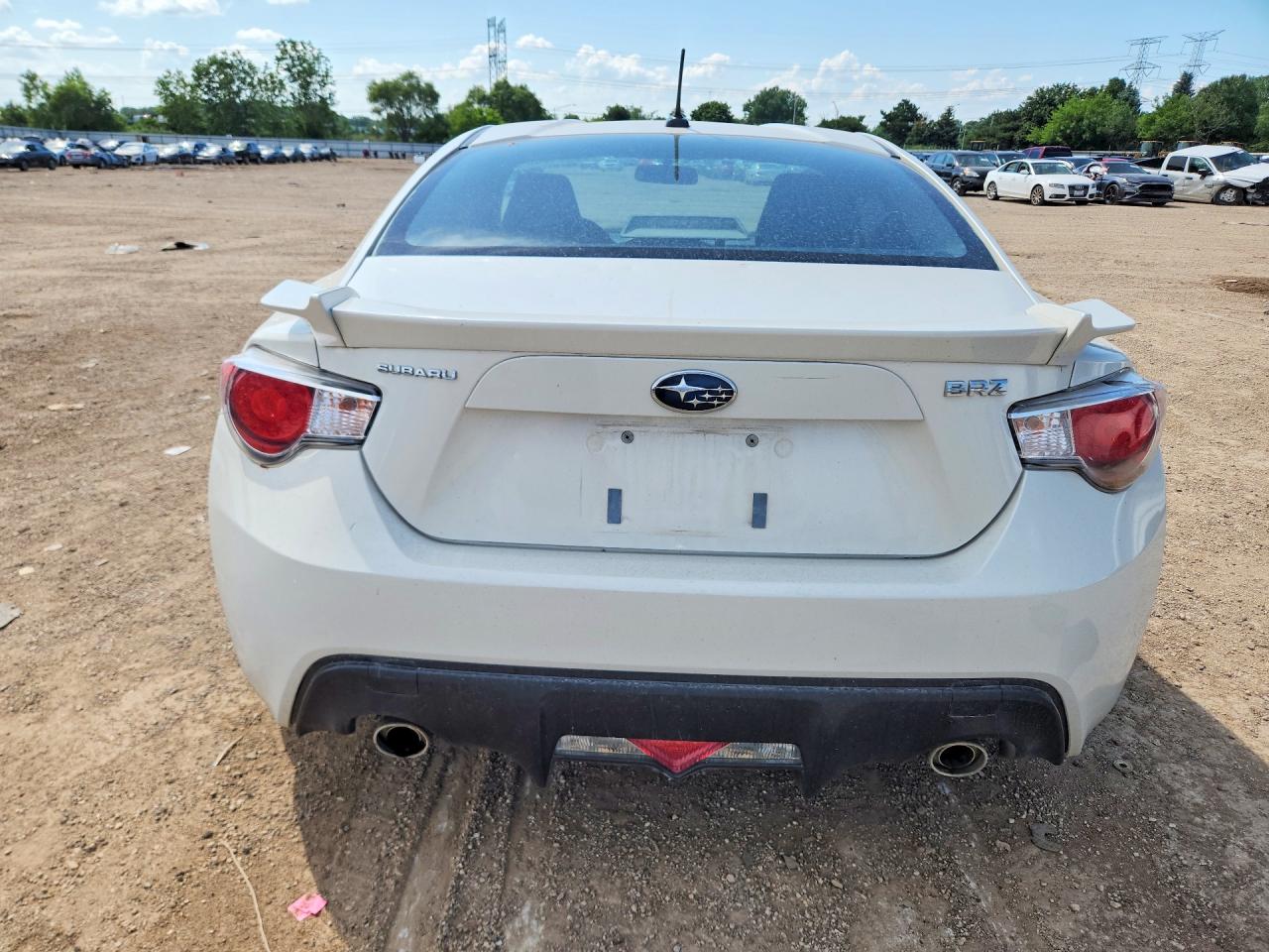 2013 Subaru Brz 2.0 Limited White vin: JF1ZCAC12D1610724