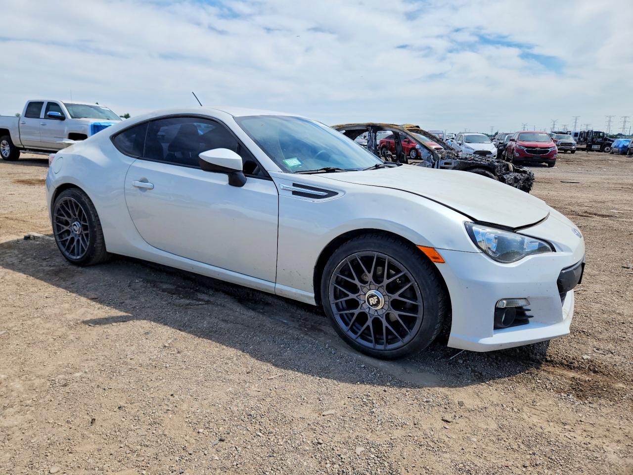 2013 Subaru Brz 2.0 Limited White vin: JF1ZCAC12D1610724