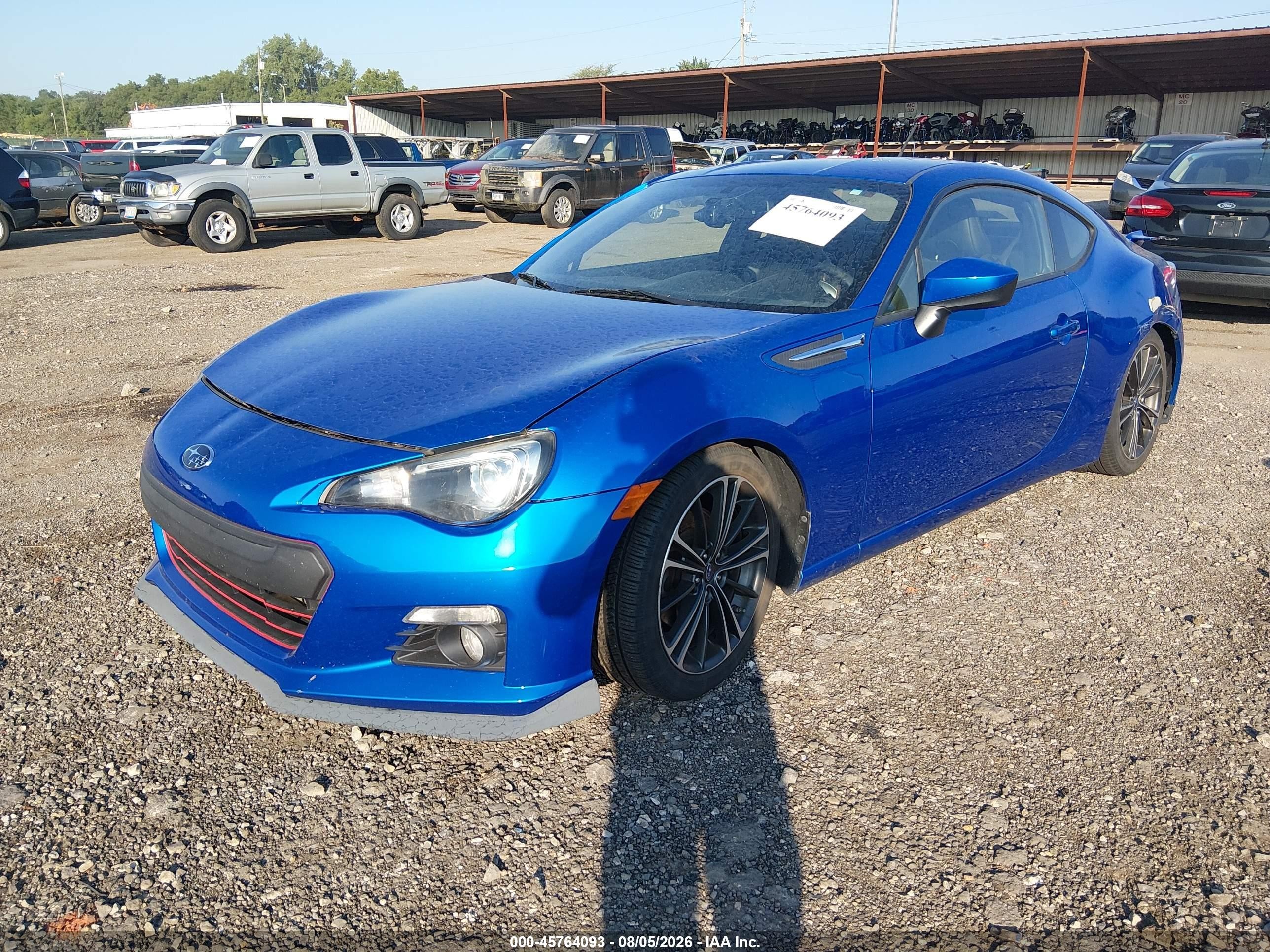 2013 Subaru Brz Limited Blue vin: JF1ZCAC12D2611723