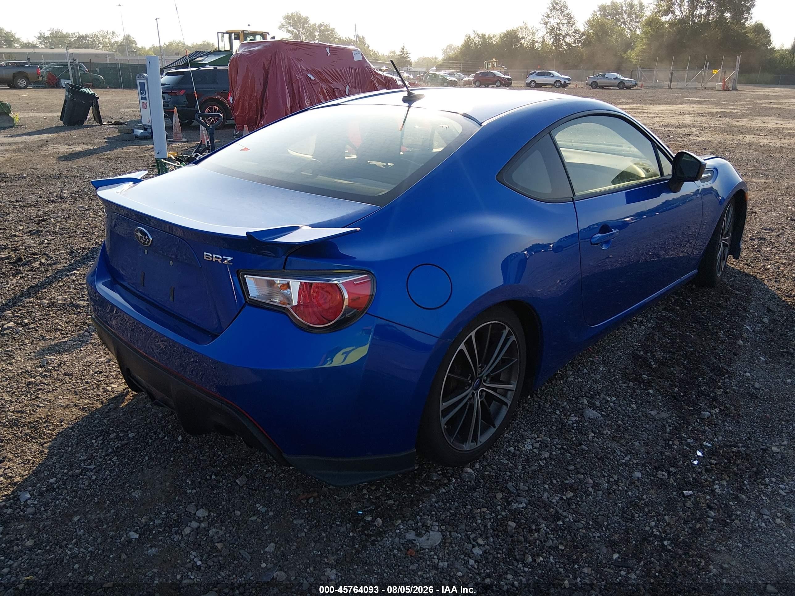 2013 Subaru Brz Limited Blue vin: JF1ZCAC12D2611723