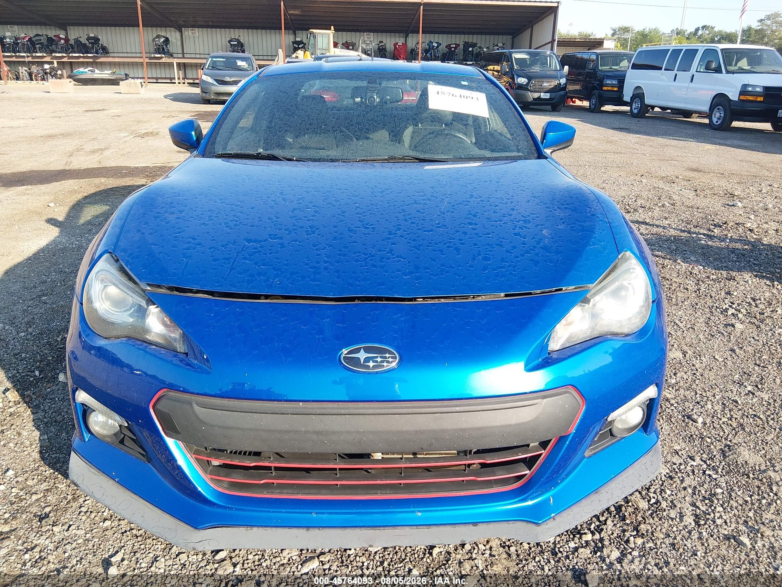 2013 Subaru Brz Limited Blue vin: JF1ZCAC12D2611723