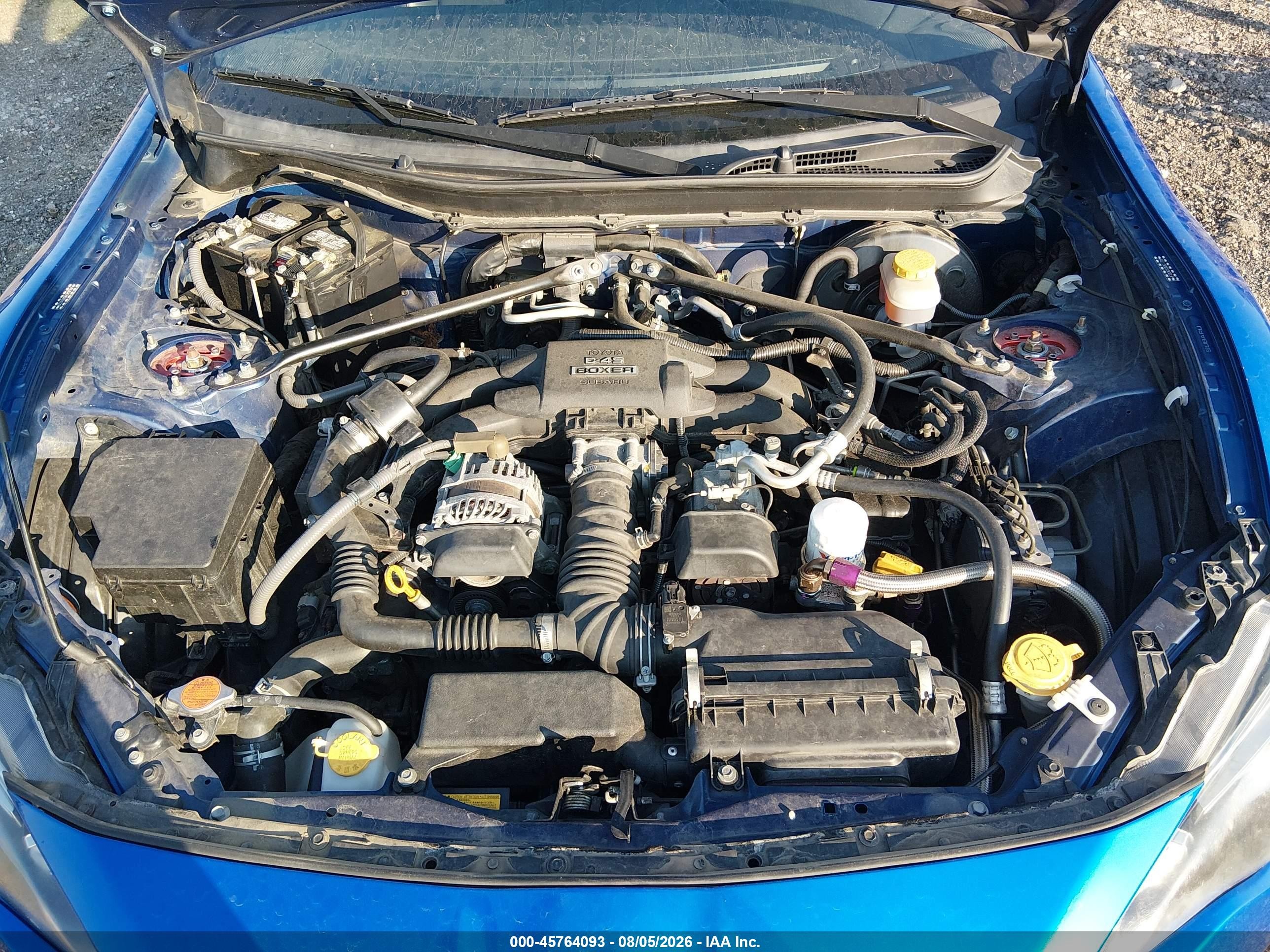 2013 Subaru Brz Limited Blue vin: JF1ZCAC12D2611723