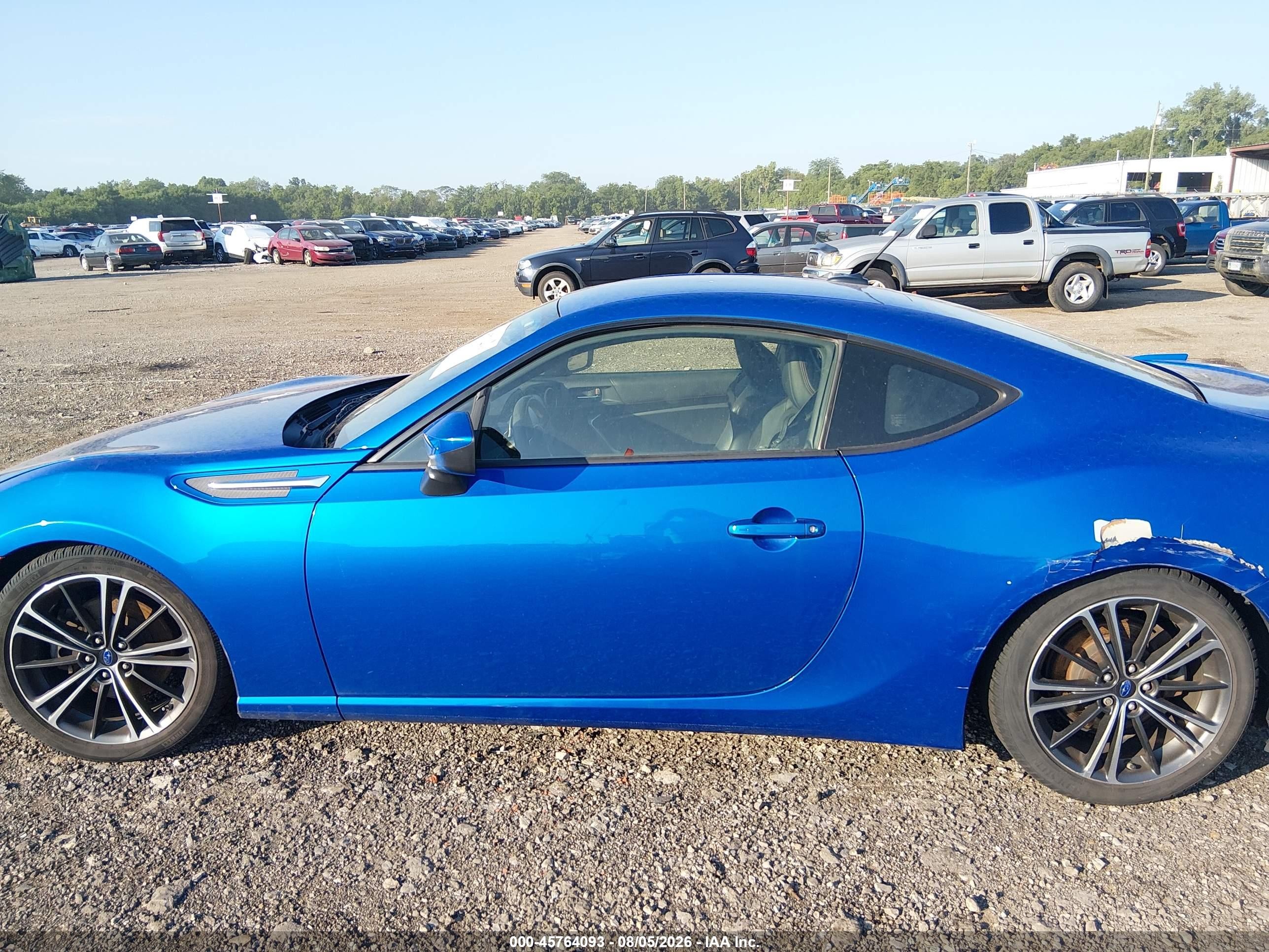 2013 Subaru Brz Limited Blue vin: JF1ZCAC12D2611723
