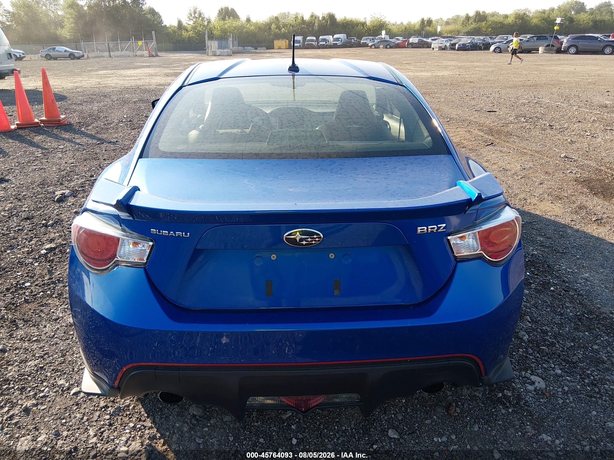 2013 Subaru Brz Limited Blue vin: JF1ZCAC12D2611723