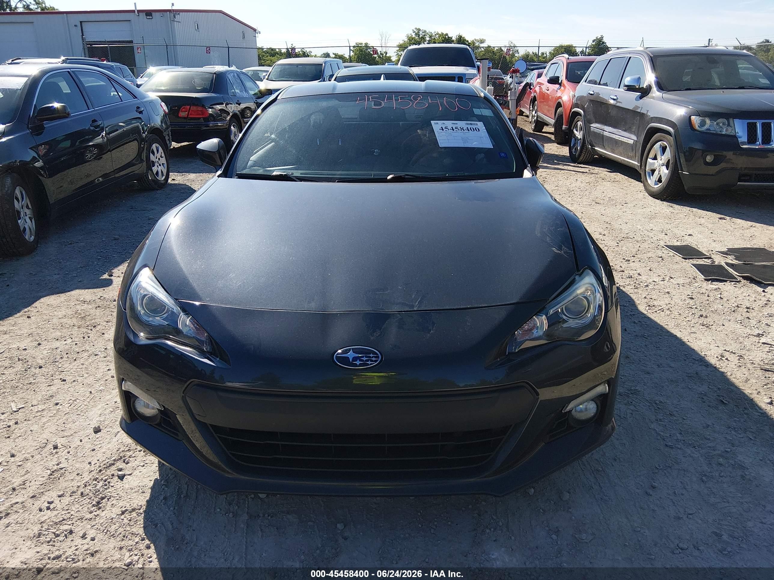 2015 Subaru Brz Limited Black vin: JF1ZCAC12F8607008