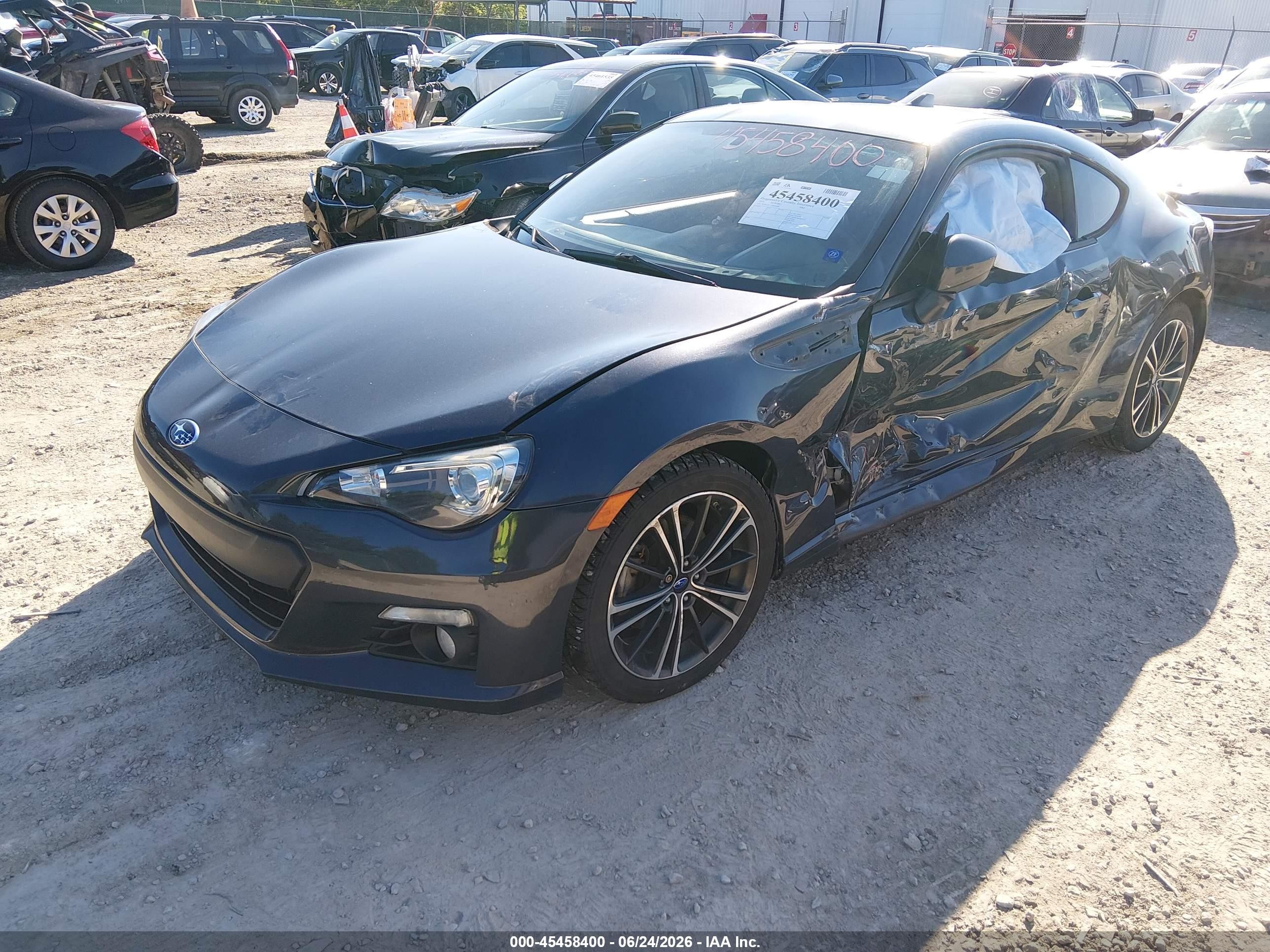 2015 Subaru Brz Limited Black vin: JF1ZCAC12F8607008