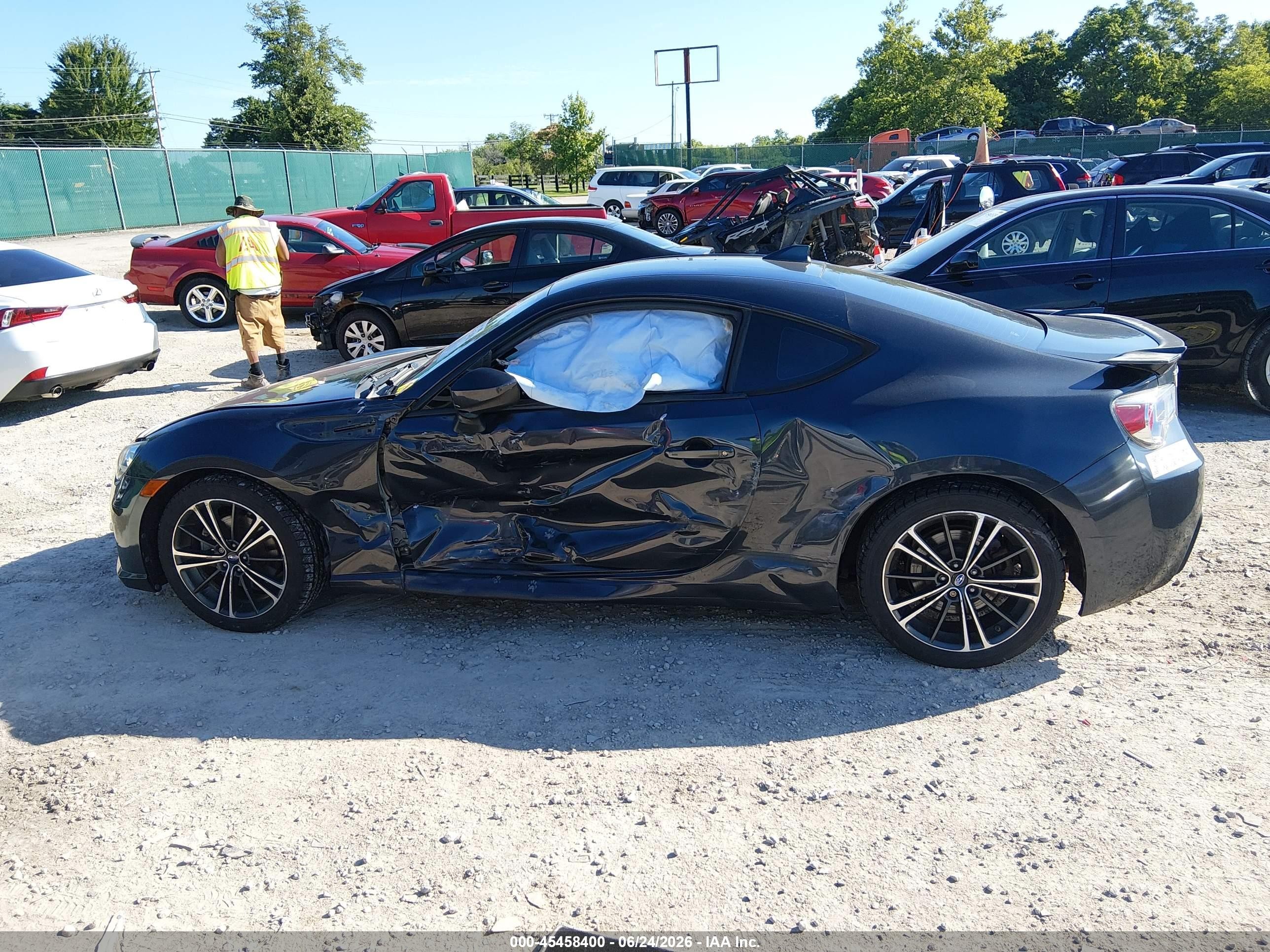 2015 Subaru Brz Limited Black vin: JF1ZCAC12F8607008