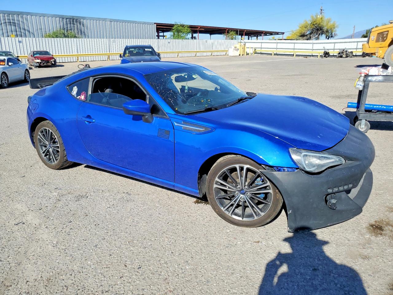 2015 Subaru Brz 2.0 Limited Blue vin: JF1ZCAC12F9600053