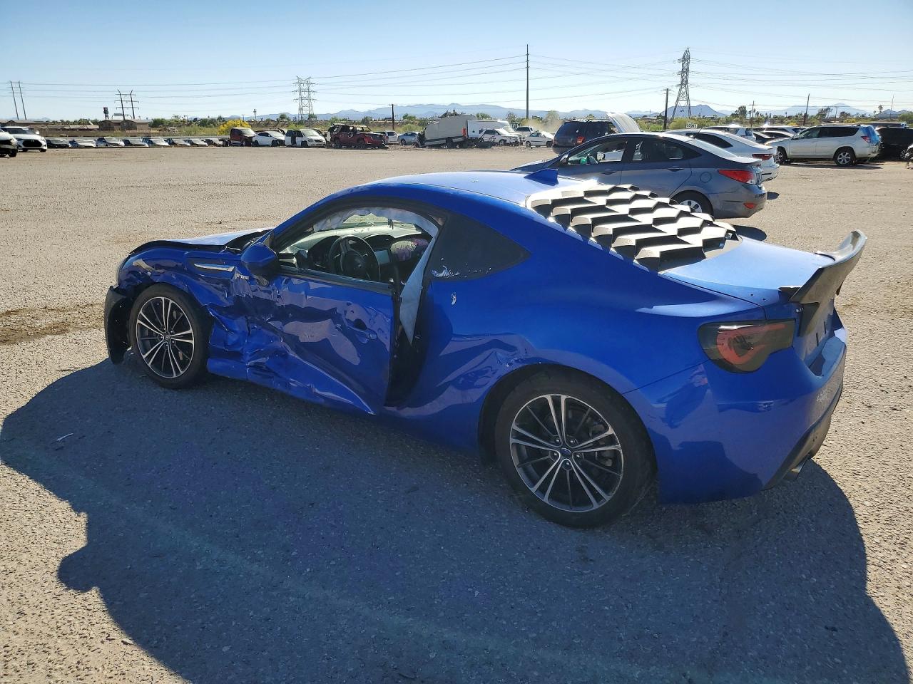 2015 Subaru Brz 2.0 Limited Blue vin: JF1ZCAC12F9600053