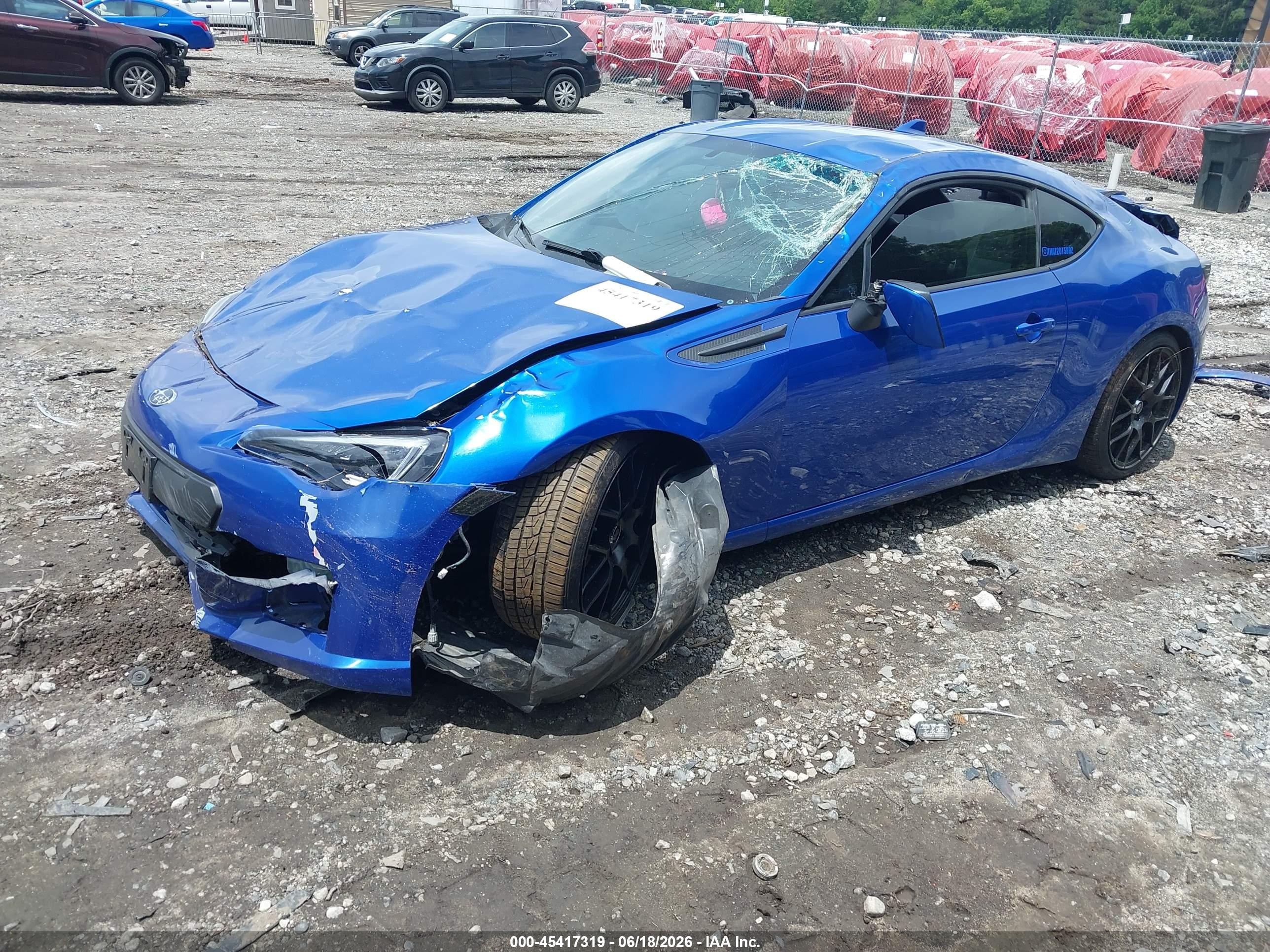 2015 Subaru Brz Limited Синий vin: JF1ZCAC13F8604604
