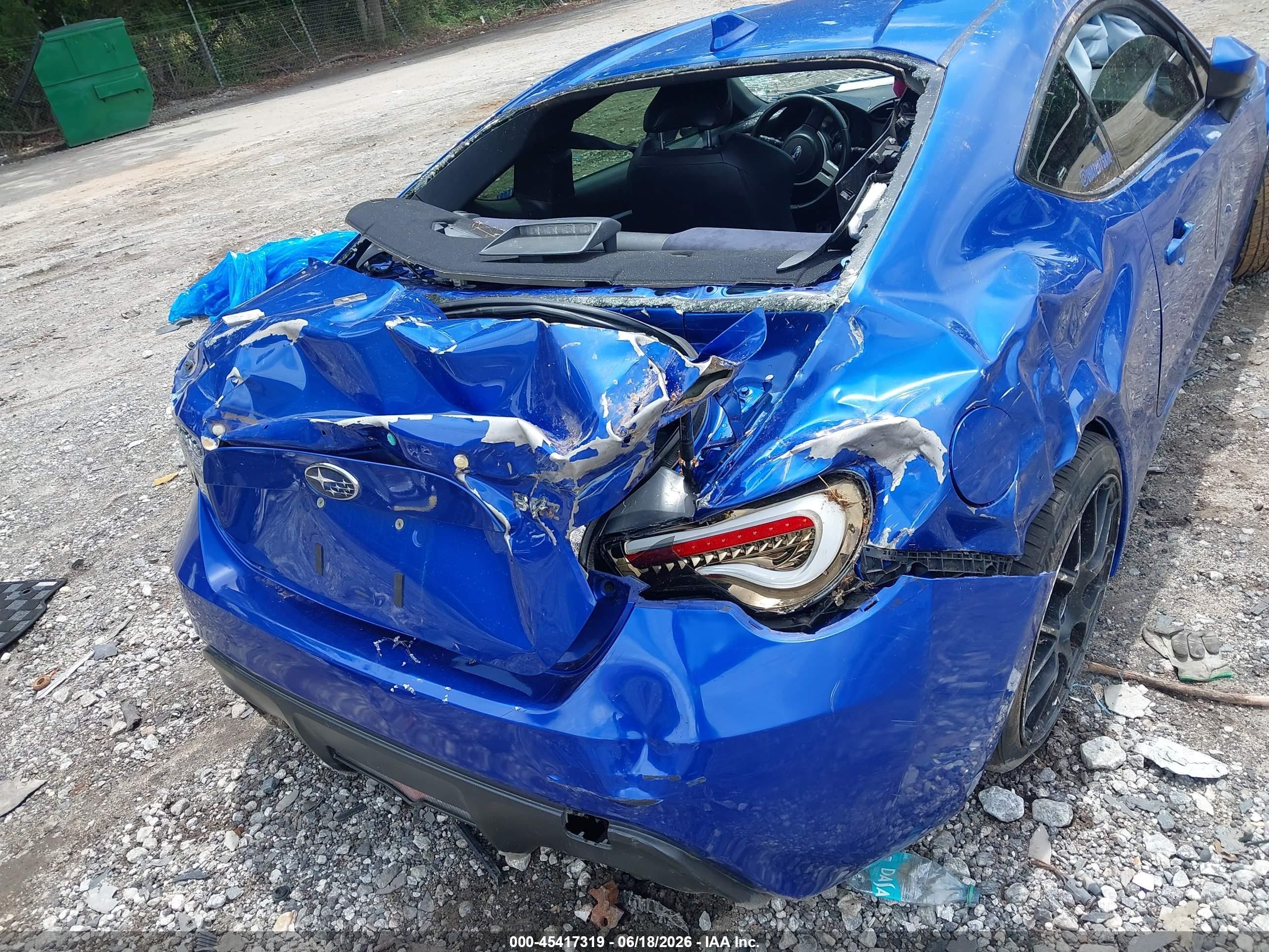 2015 Subaru Brz Limited Синий vin: JF1ZCAC13F8604604