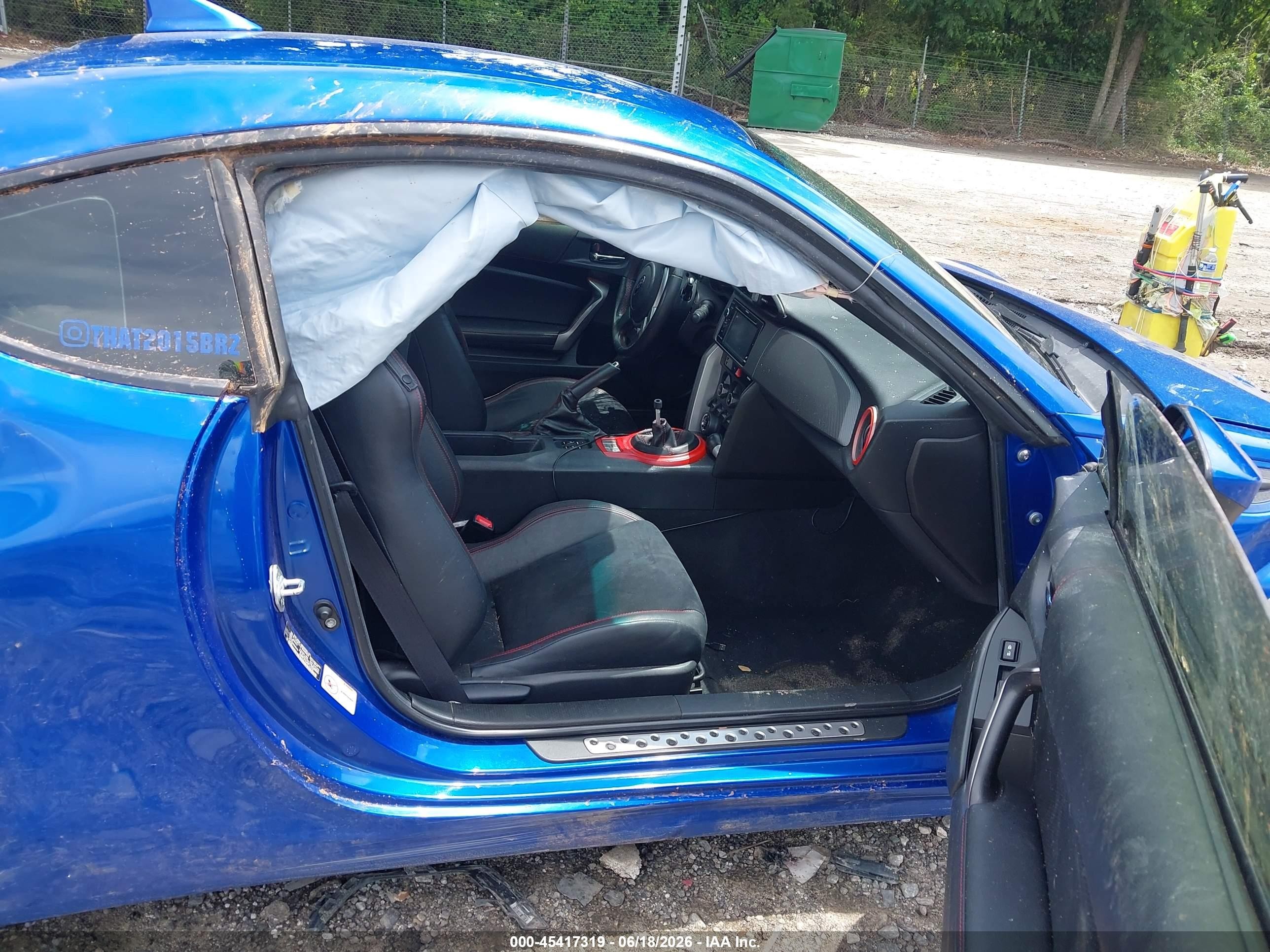 2015 Subaru Brz Limited Синий vin: JF1ZCAC13F8604604