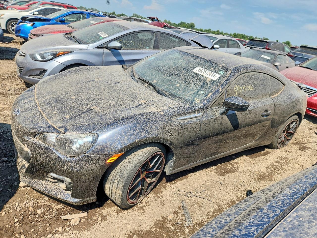 2015 Subaru Brz Black vin: JF1ZCAC13F8606398