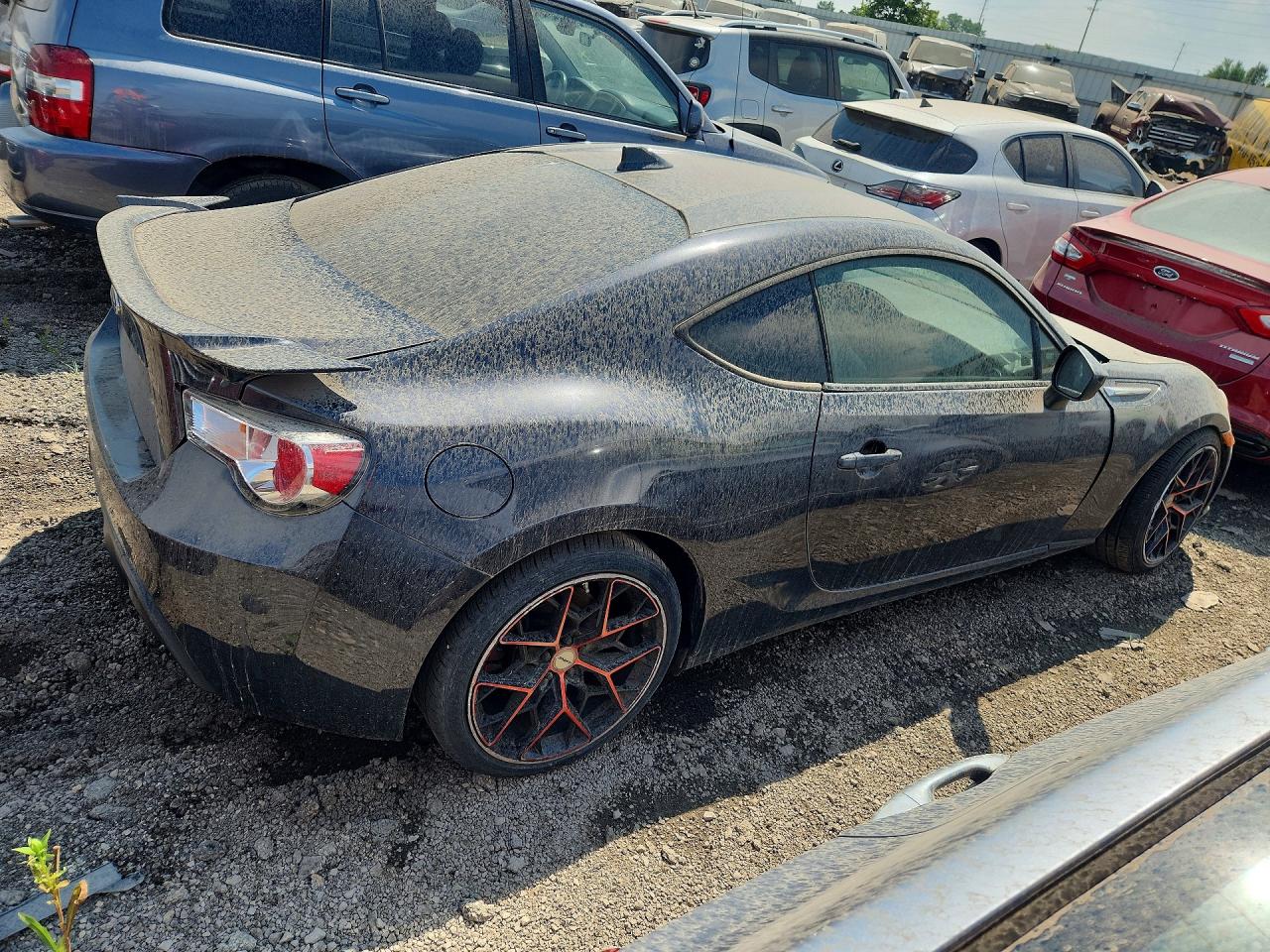 2015 Subaru Brz Black vin: JF1ZCAC13F8606398