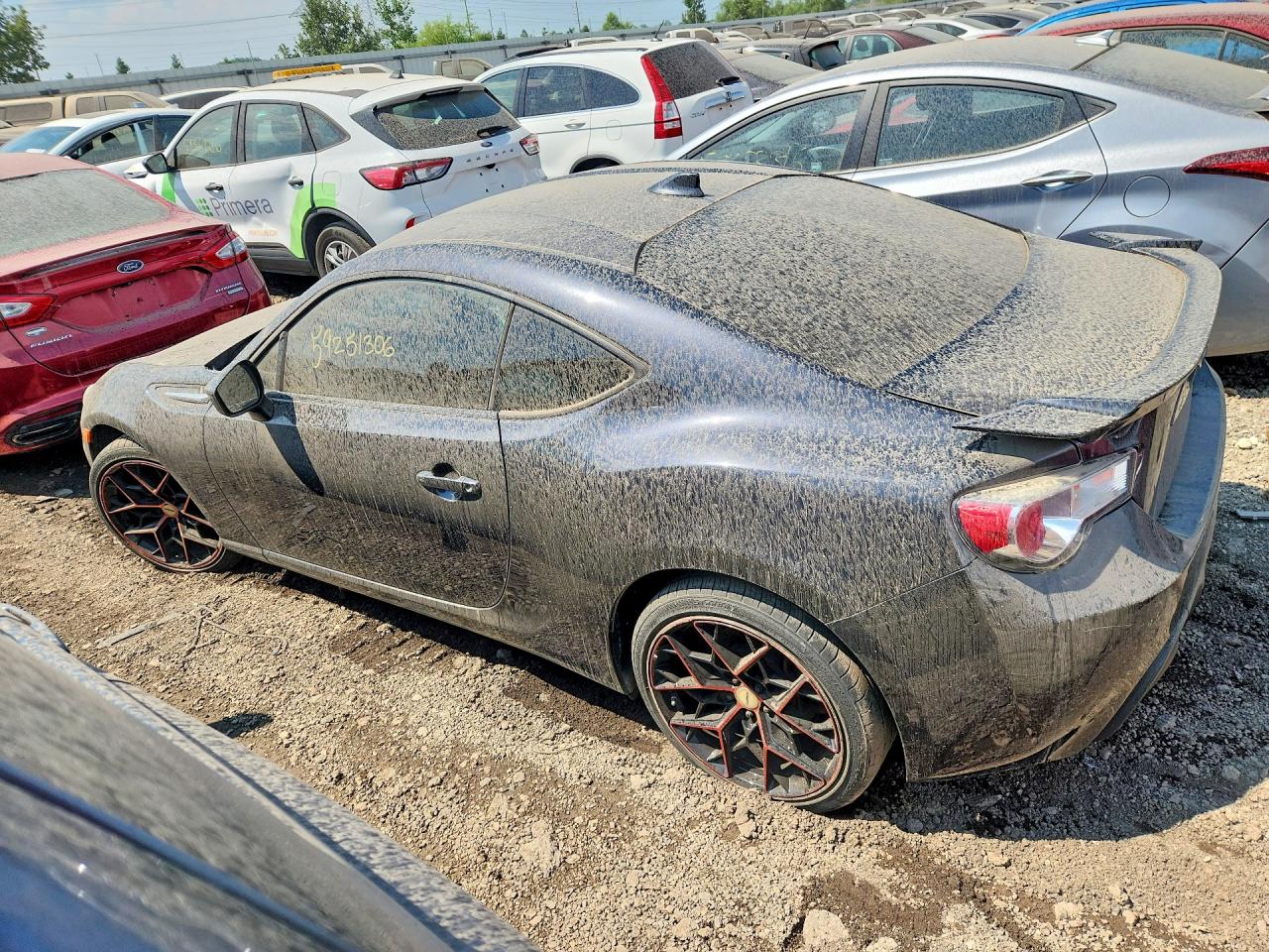 2015 Subaru Brz Black vin: JF1ZCAC13F8606398