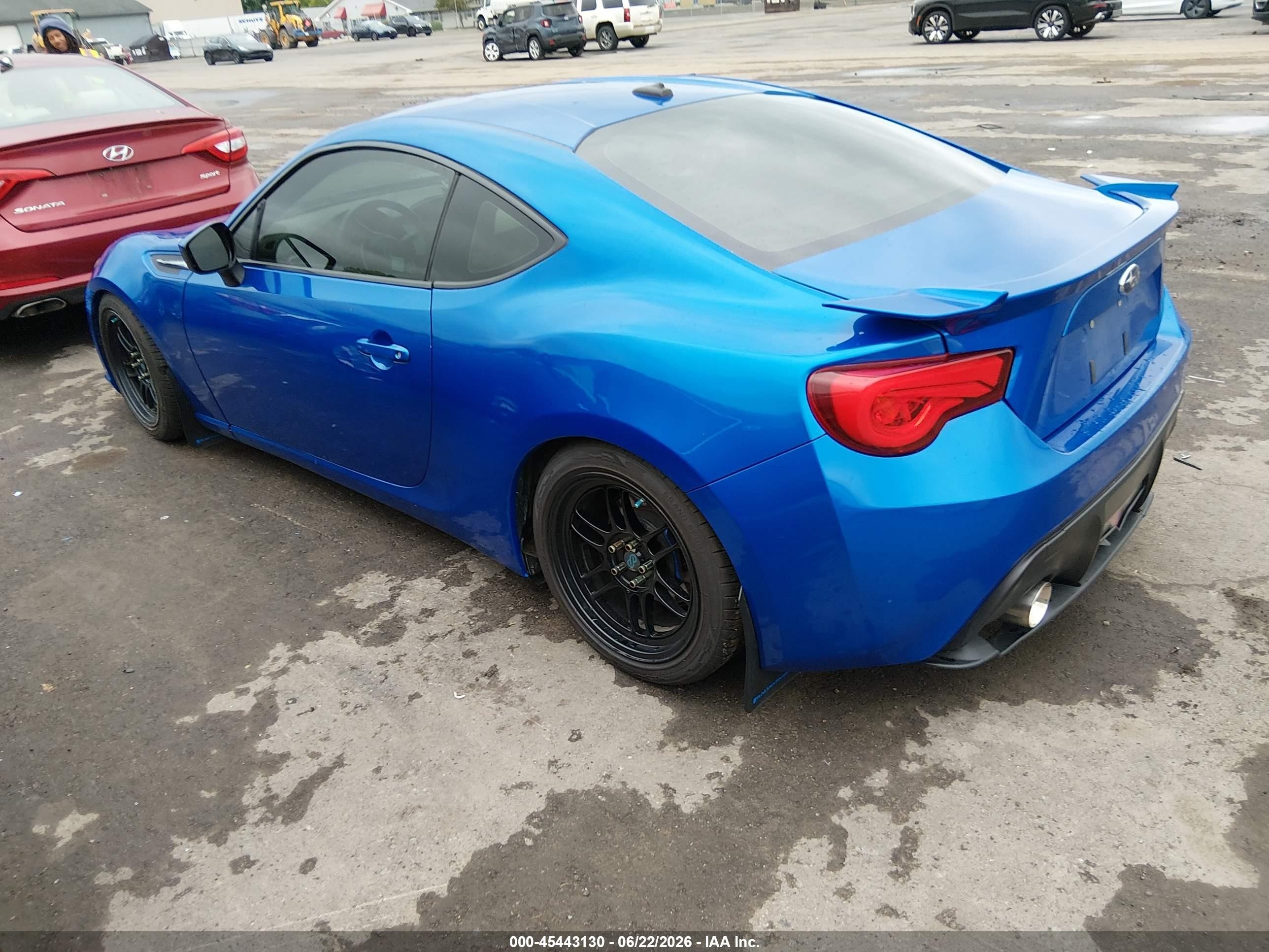 2013 Subaru Brz Limited Blue vin: JF1ZCAC14D1609686
