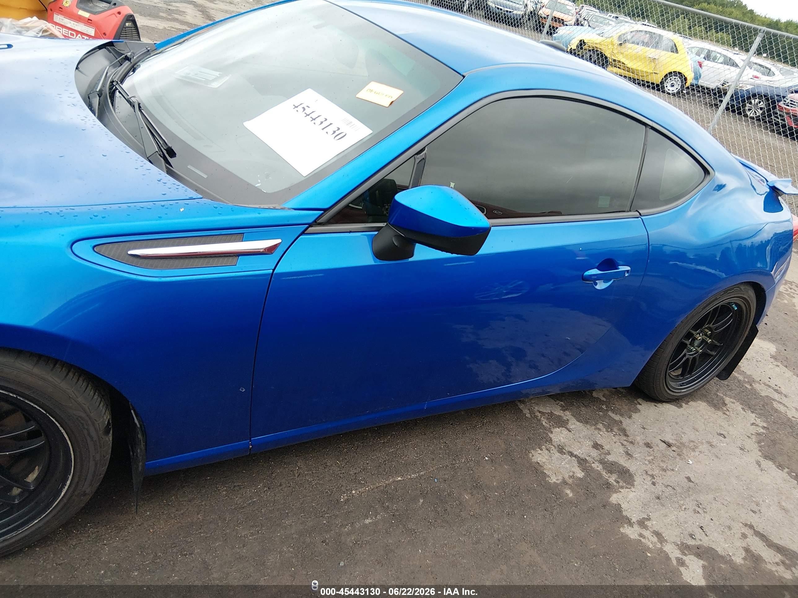 2013 Subaru Brz Limited Blue vin: JF1ZCAC14D1609686