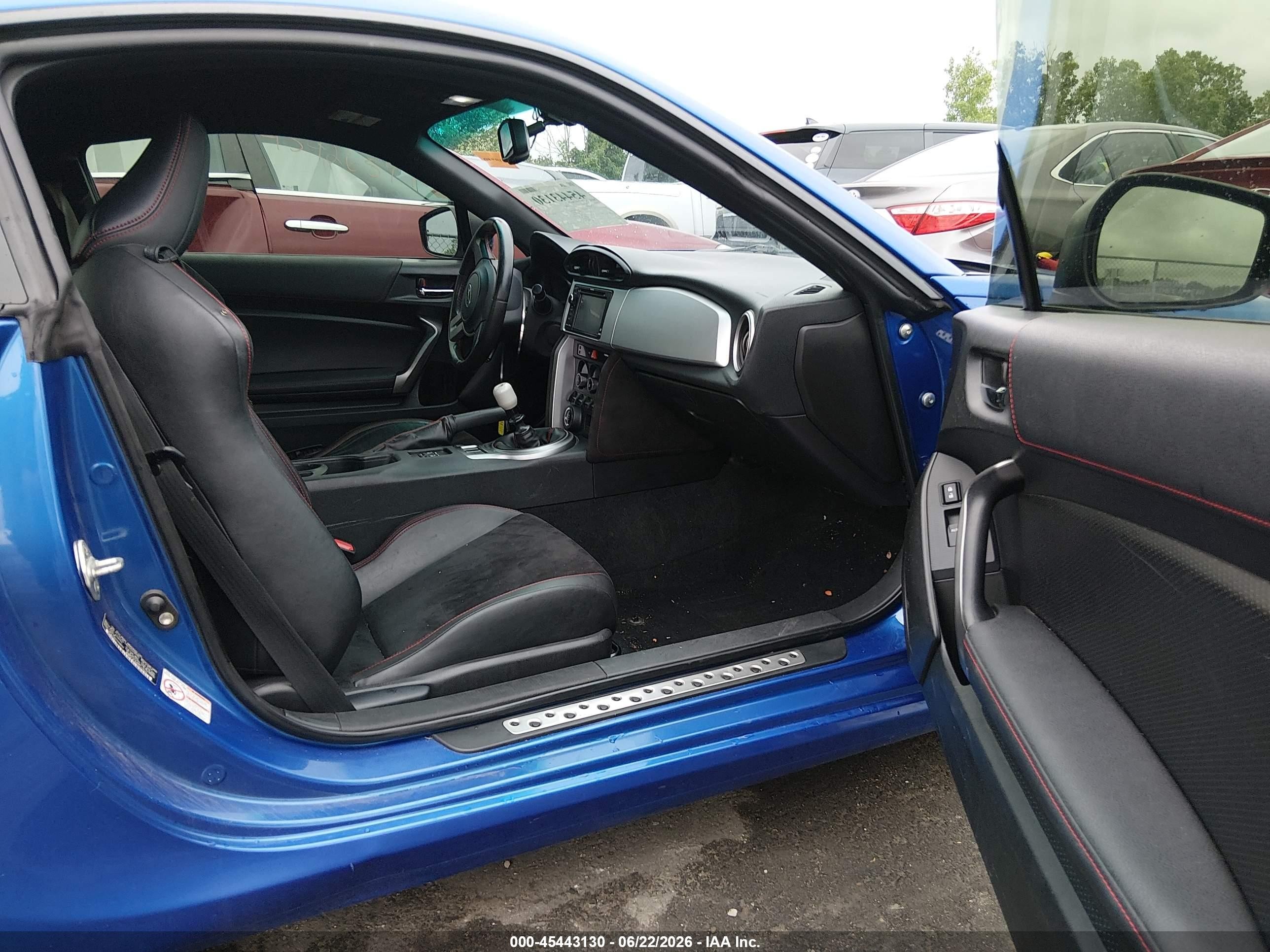 2013 Subaru Brz Limited Blue vin: JF1ZCAC14D1609686