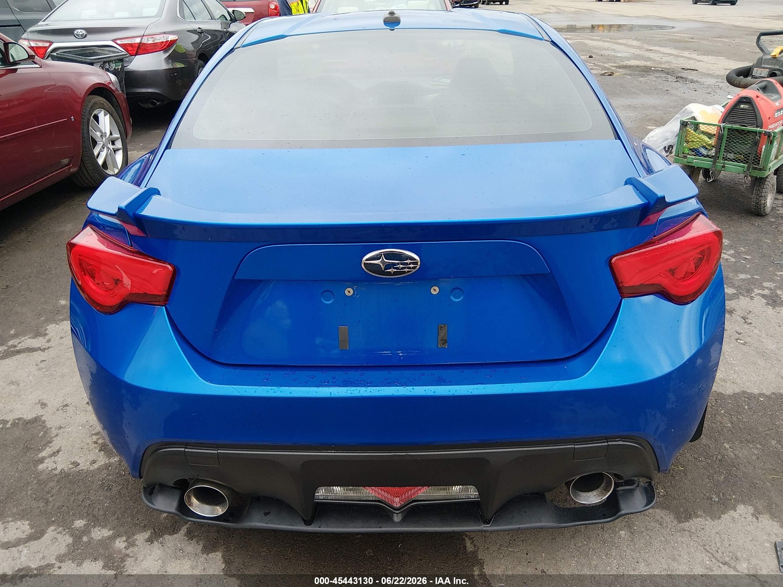 2013 Subaru Brz Limited Blue vin: JF1ZCAC14D1609686