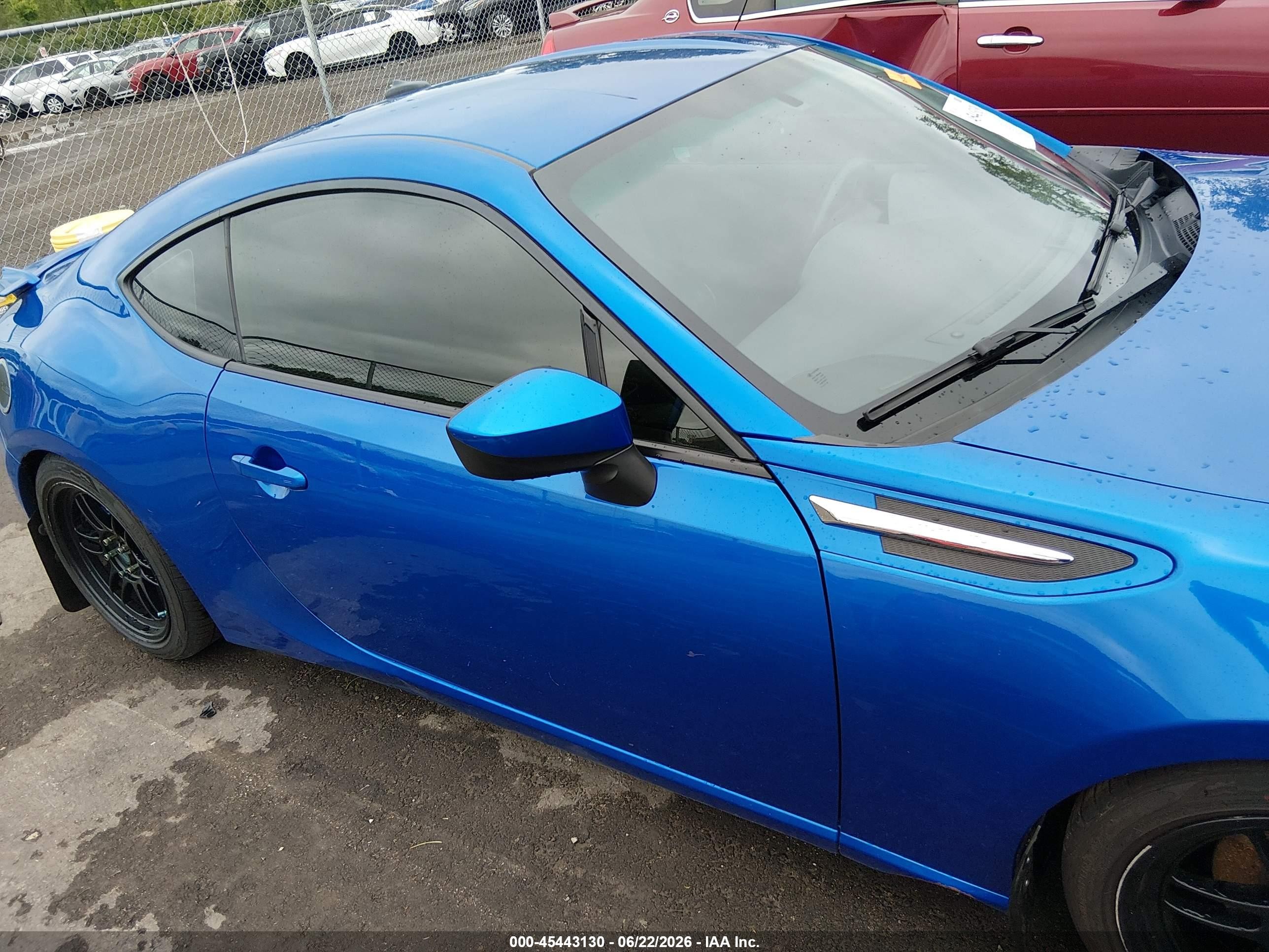2013 Subaru Brz Limited Blue vin: JF1ZCAC14D1609686