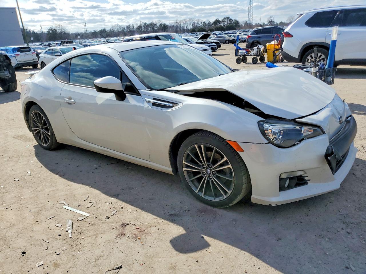 2014 Subaru Brz 2.0 Limited Белый vin: JF1ZCAC14E9601137