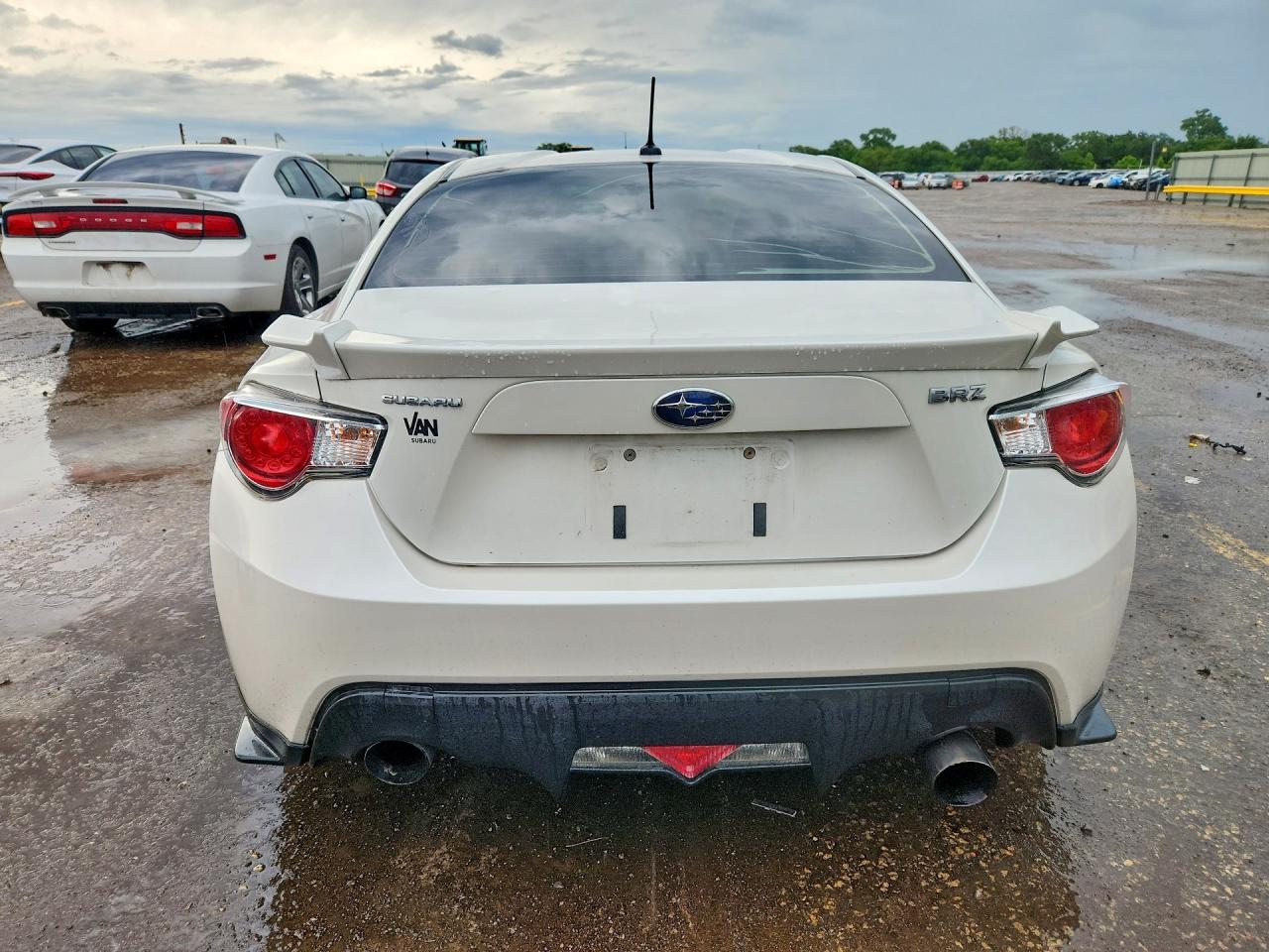 2014 Subaru Brz 2.0 Limited White vin: JF1ZCAC14E9604538