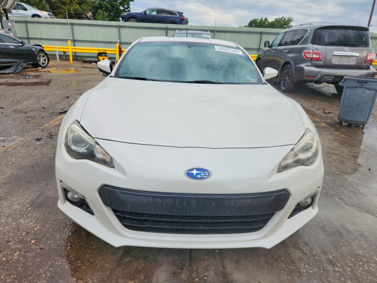 2014 Subaru Brz 2.0 Limited White vin: JF1ZCAC14E9604538
