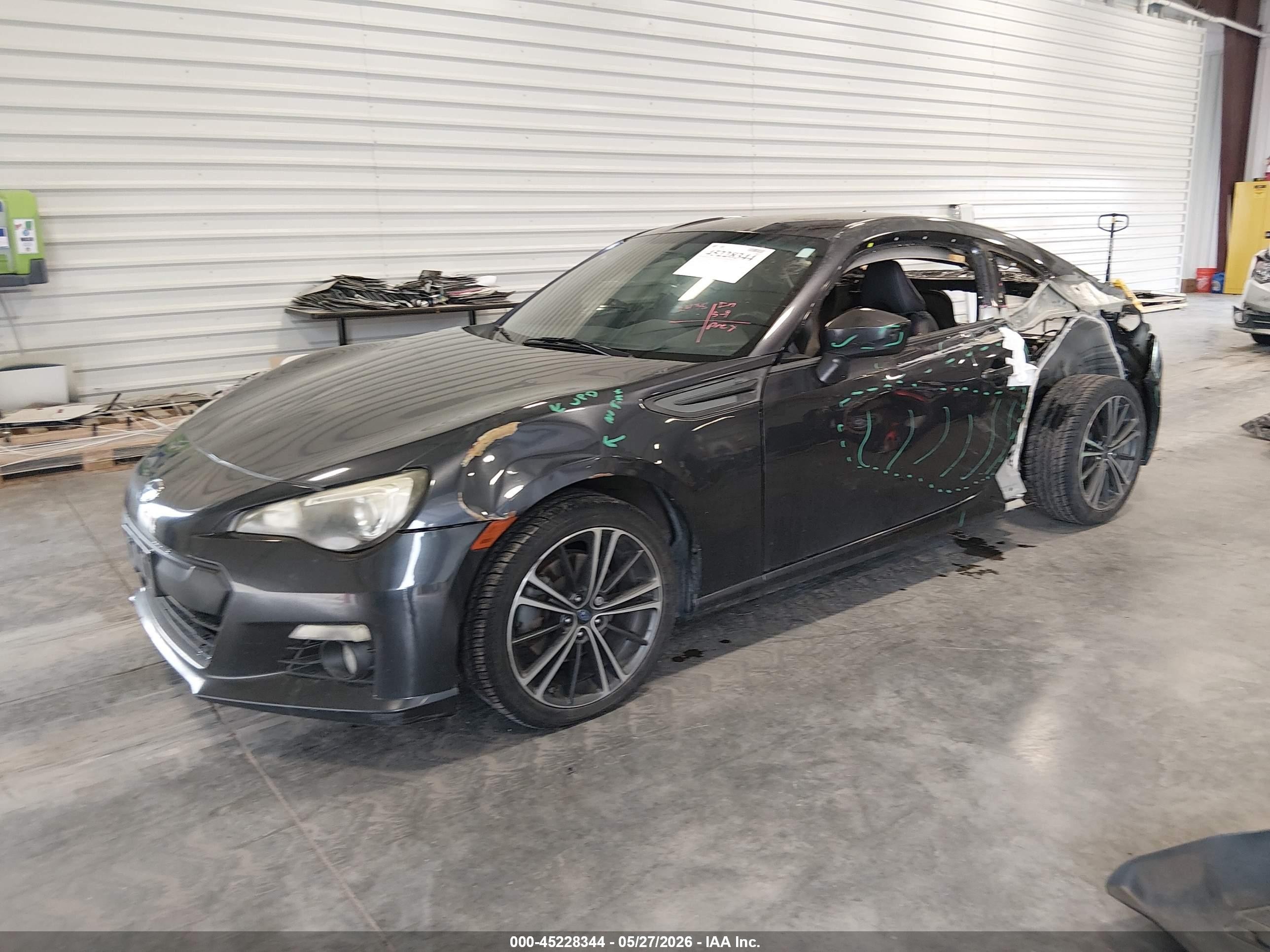 2014 Subaru Brz Limited Gray vin: JF1ZCAC14E9604927