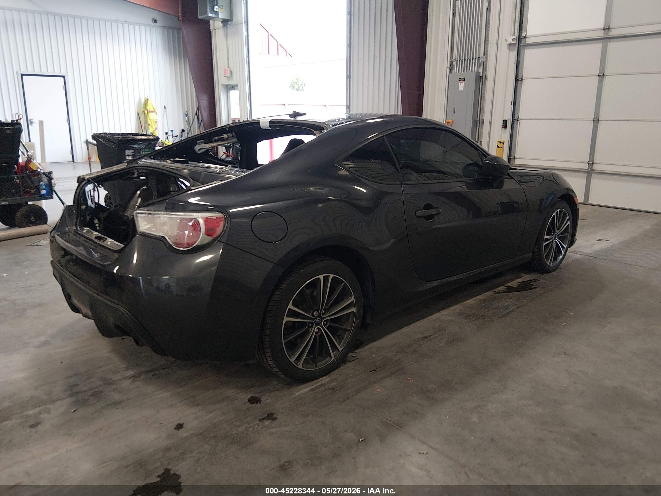 2014 Subaru Brz Limited Gray vin: JF1ZCAC14E9604927