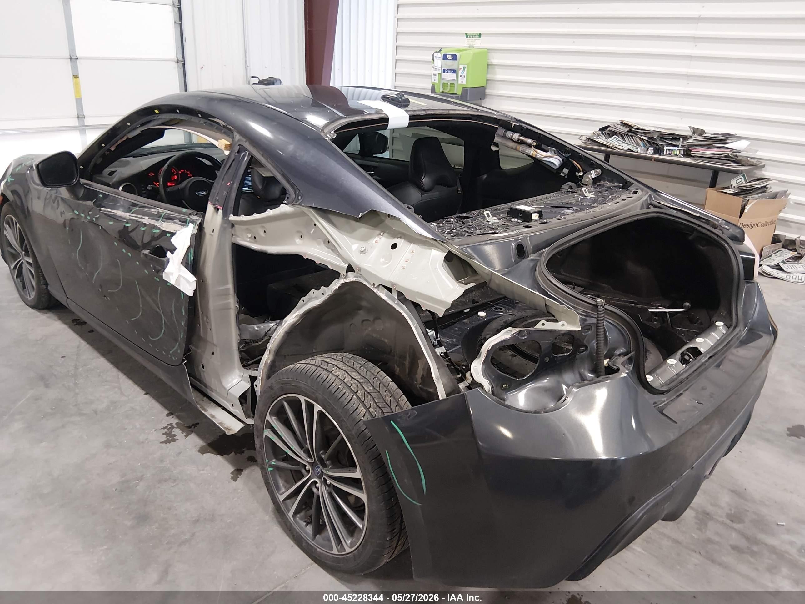 2014 Subaru Brz Limited Gray vin: JF1ZCAC14E9604927
