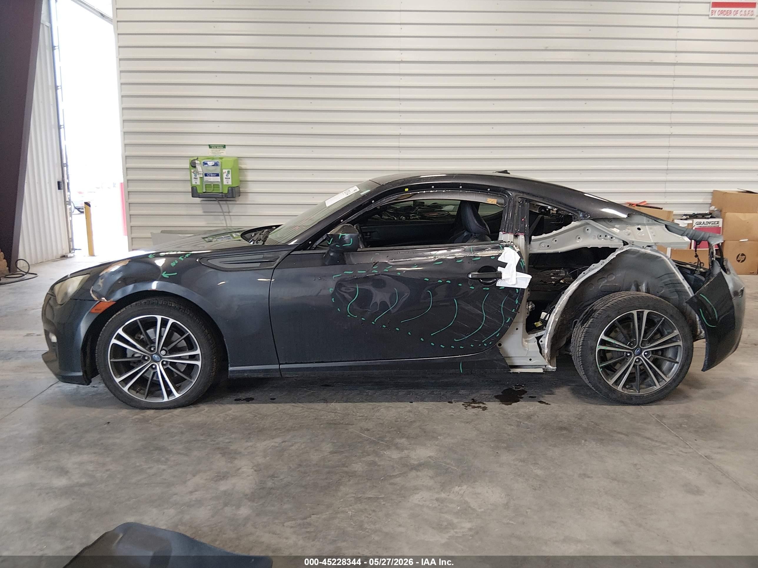 2014 Subaru Brz Limited Gray vin: JF1ZCAC14E9604927