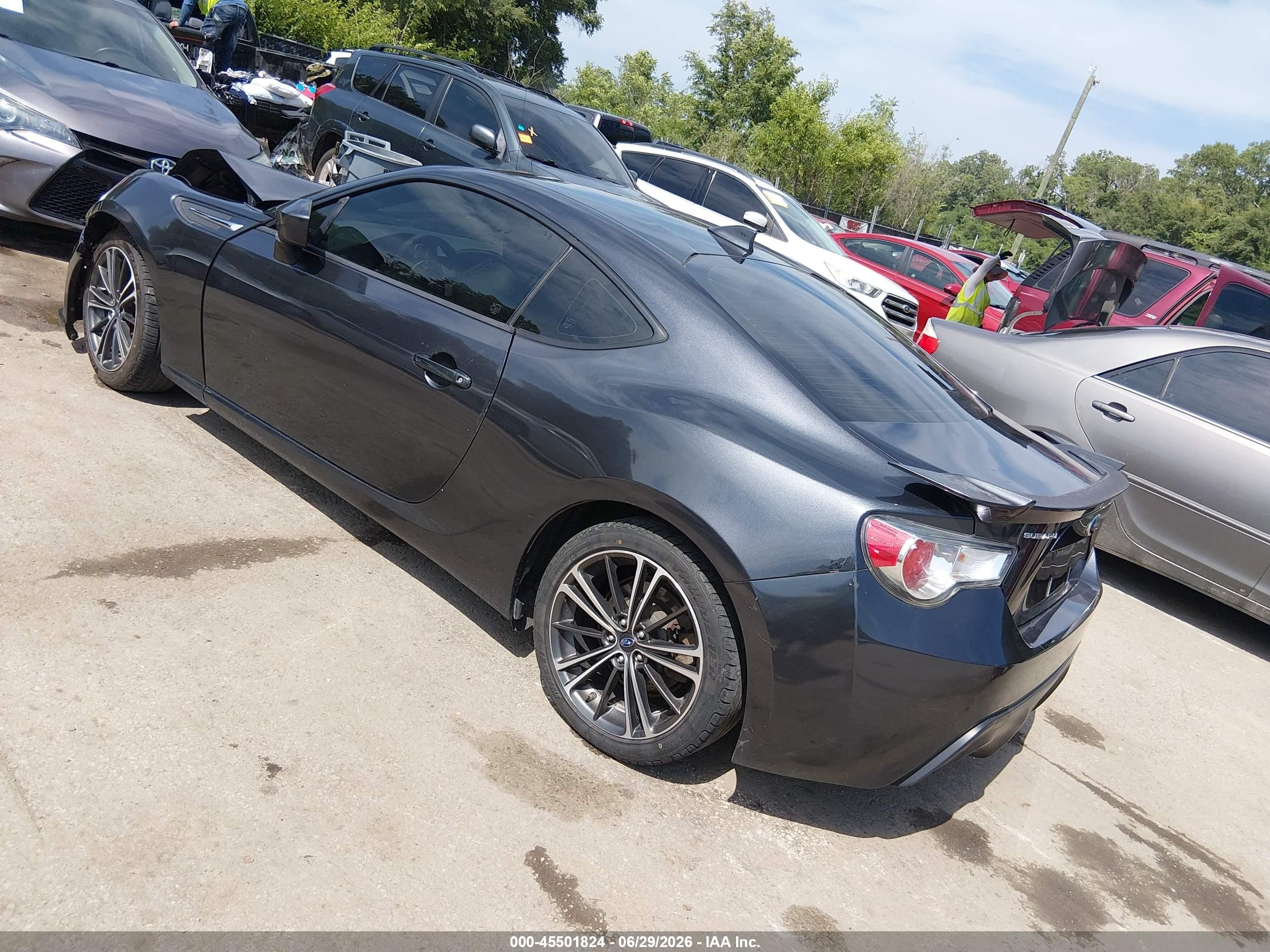 2015 Subaru Brz Limited Black vin: JF1ZCAC14F8604482