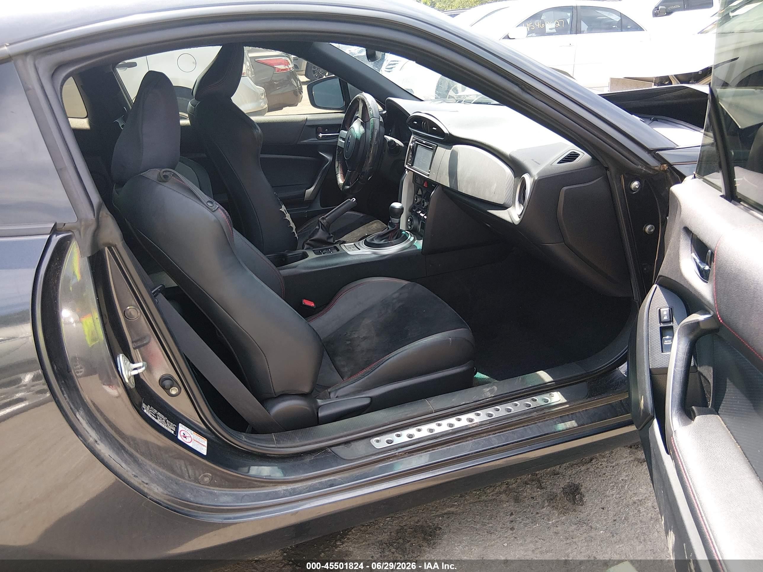 2015 Subaru Brz Limited Black vin: JF1ZCAC14F8604482